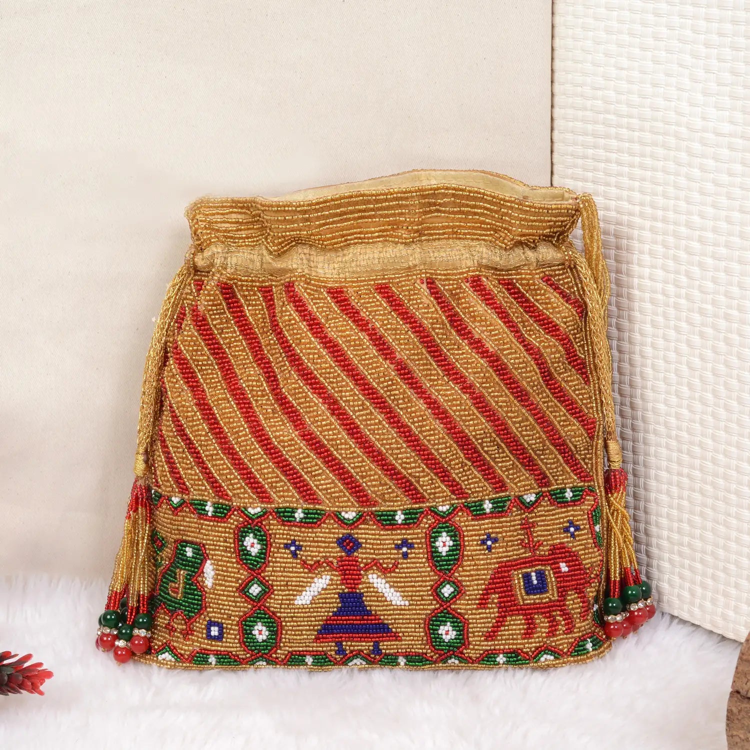 Moti Patola Beaded Batva