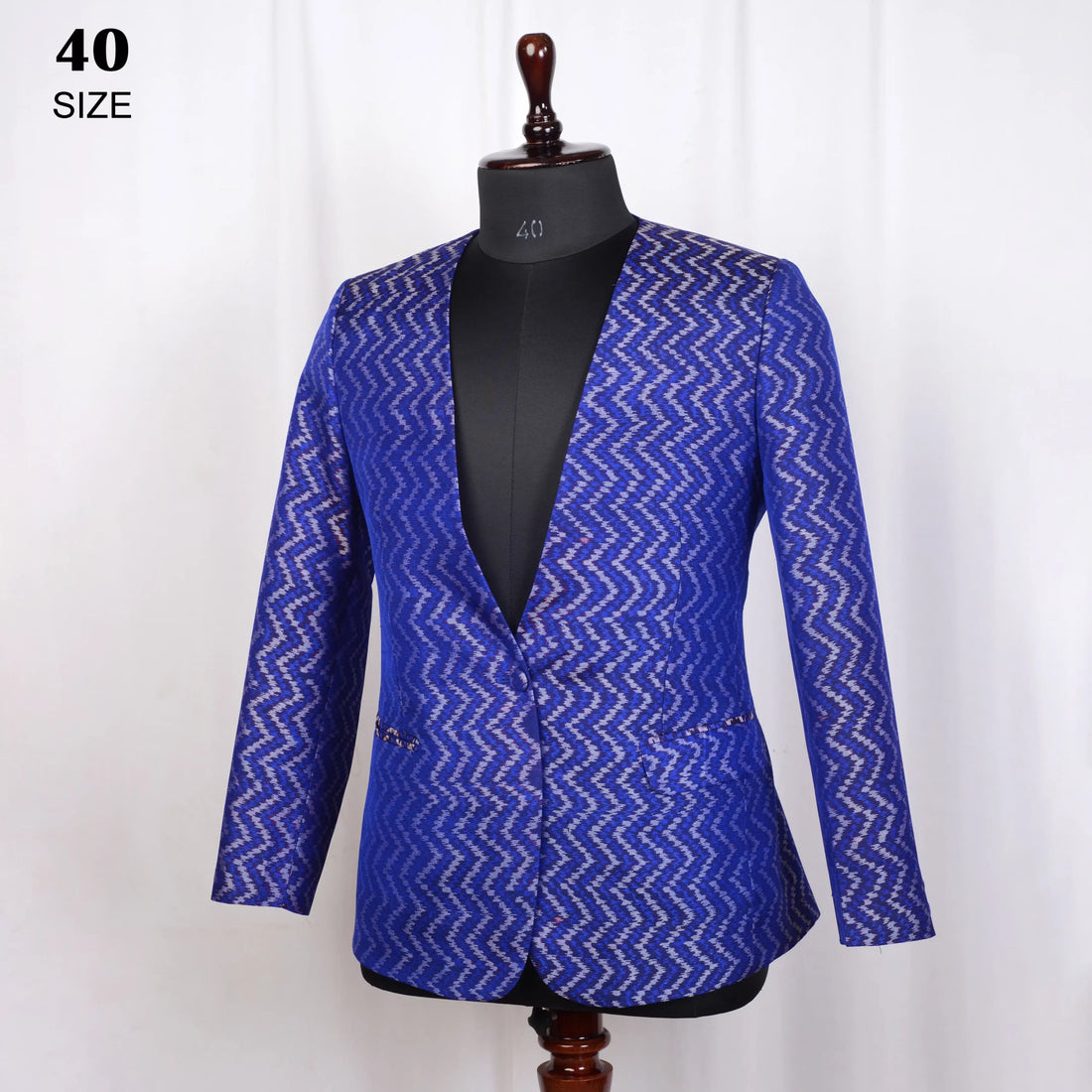 Women Blazer Single Ikat Patola