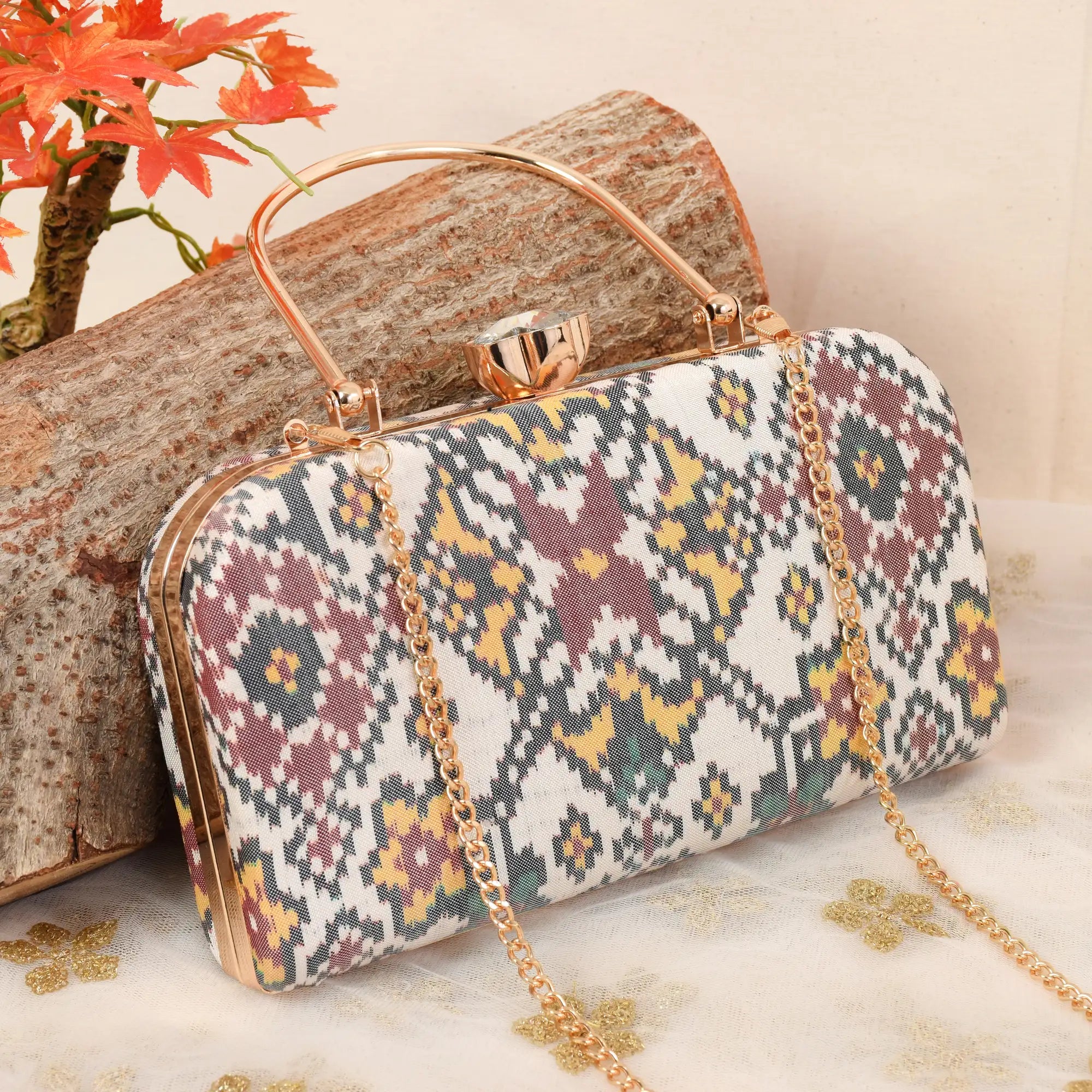 Single Ikat Patola Clutch