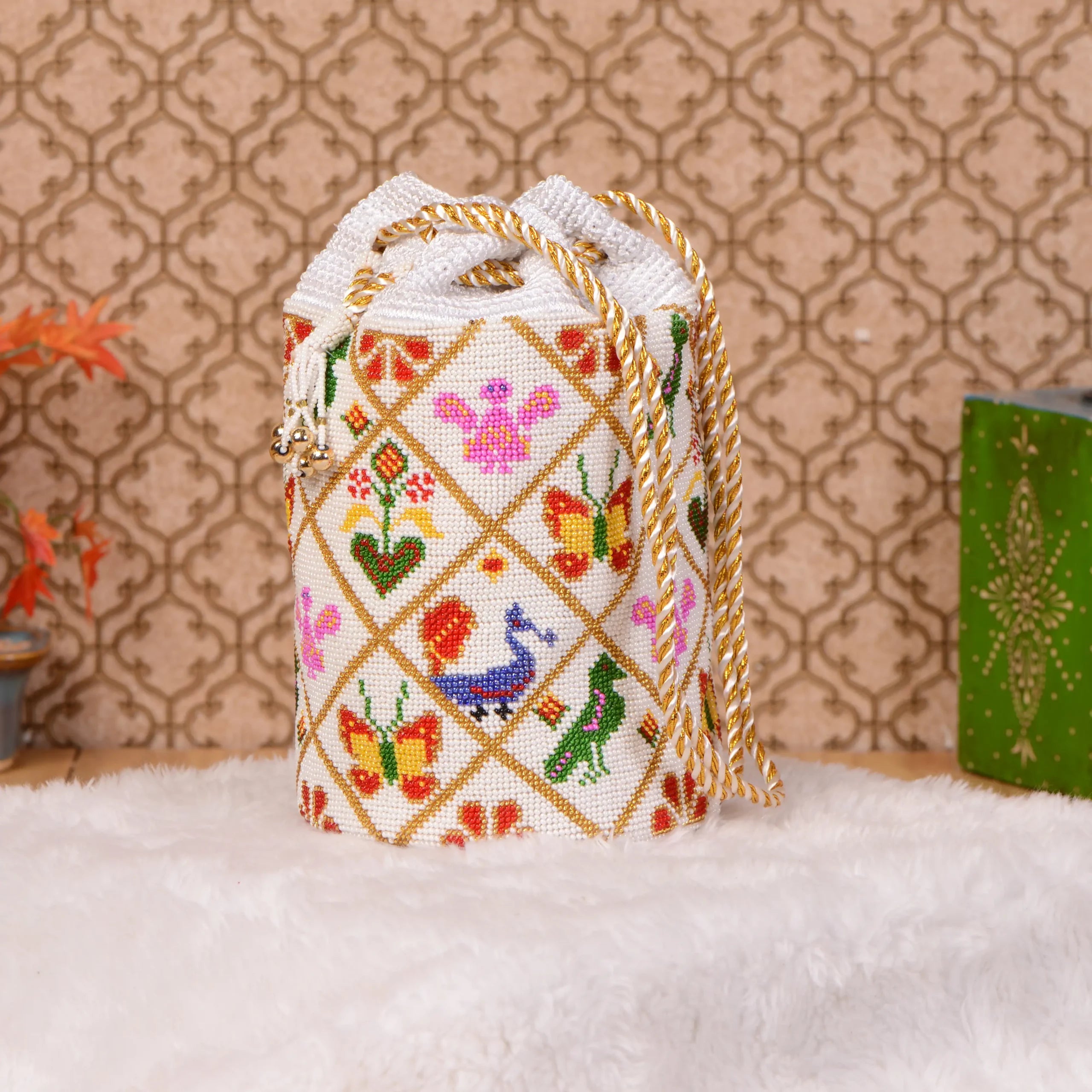 Patola Beaded Batva