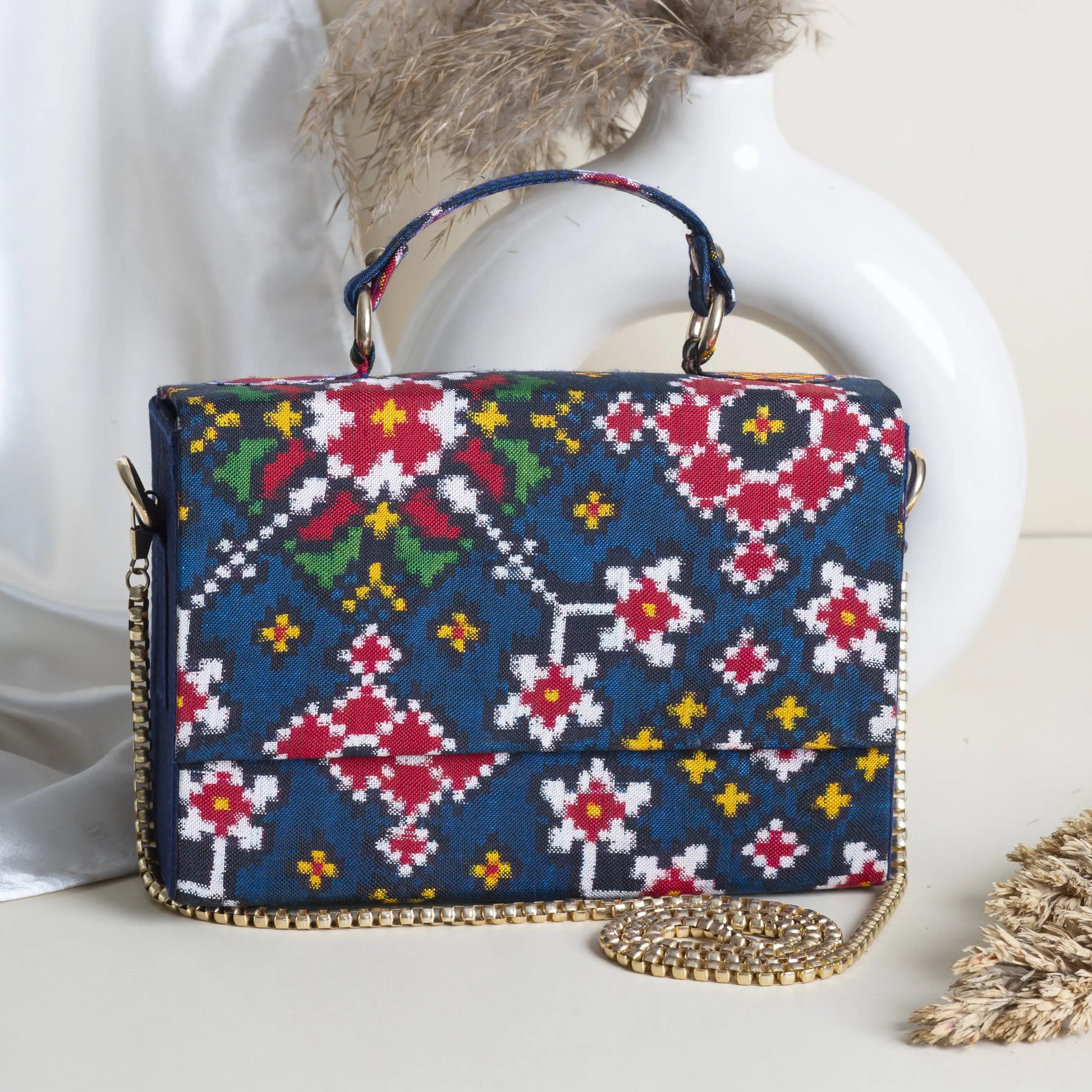Double Ikat Patola Clutch