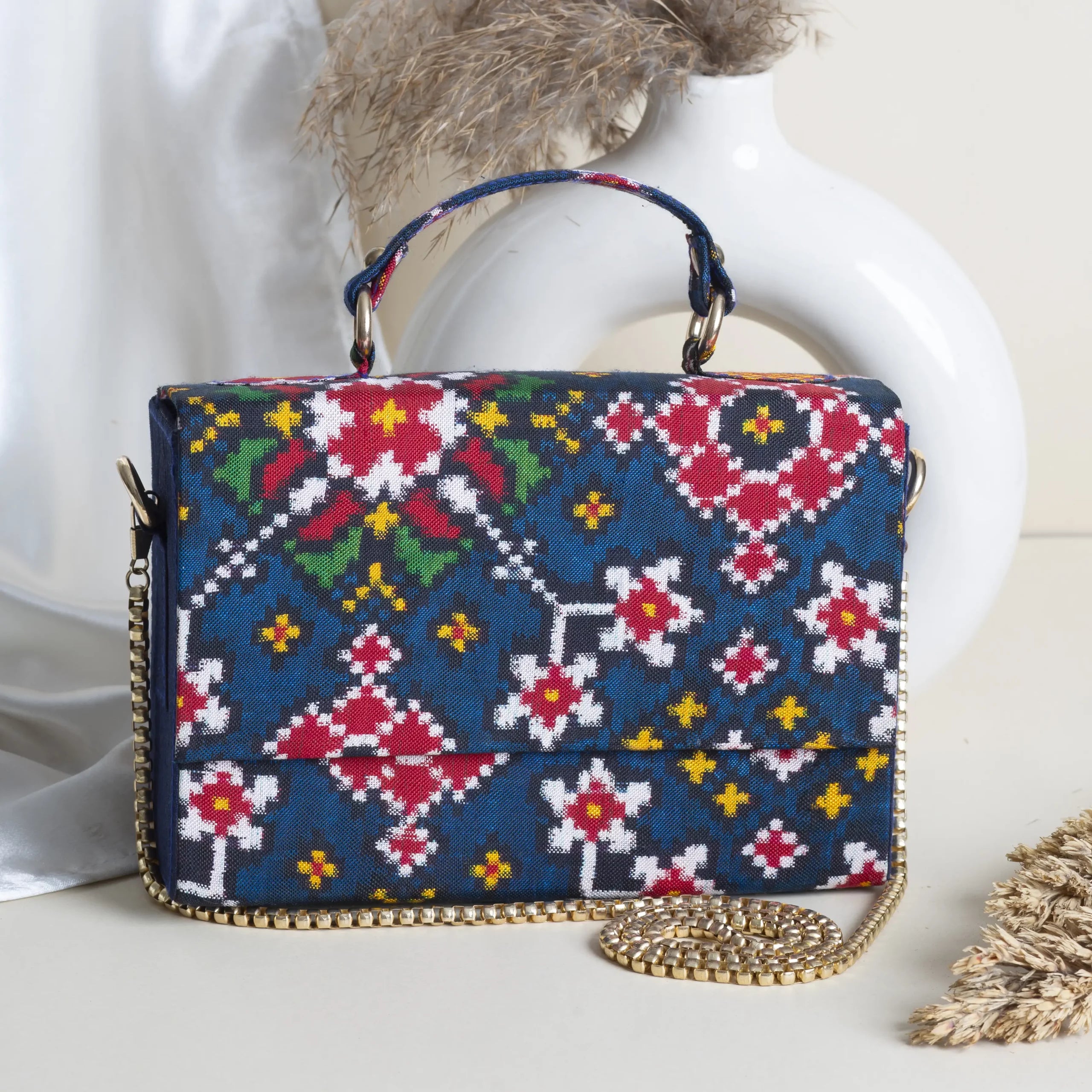 Double Ikat Patola Clutch