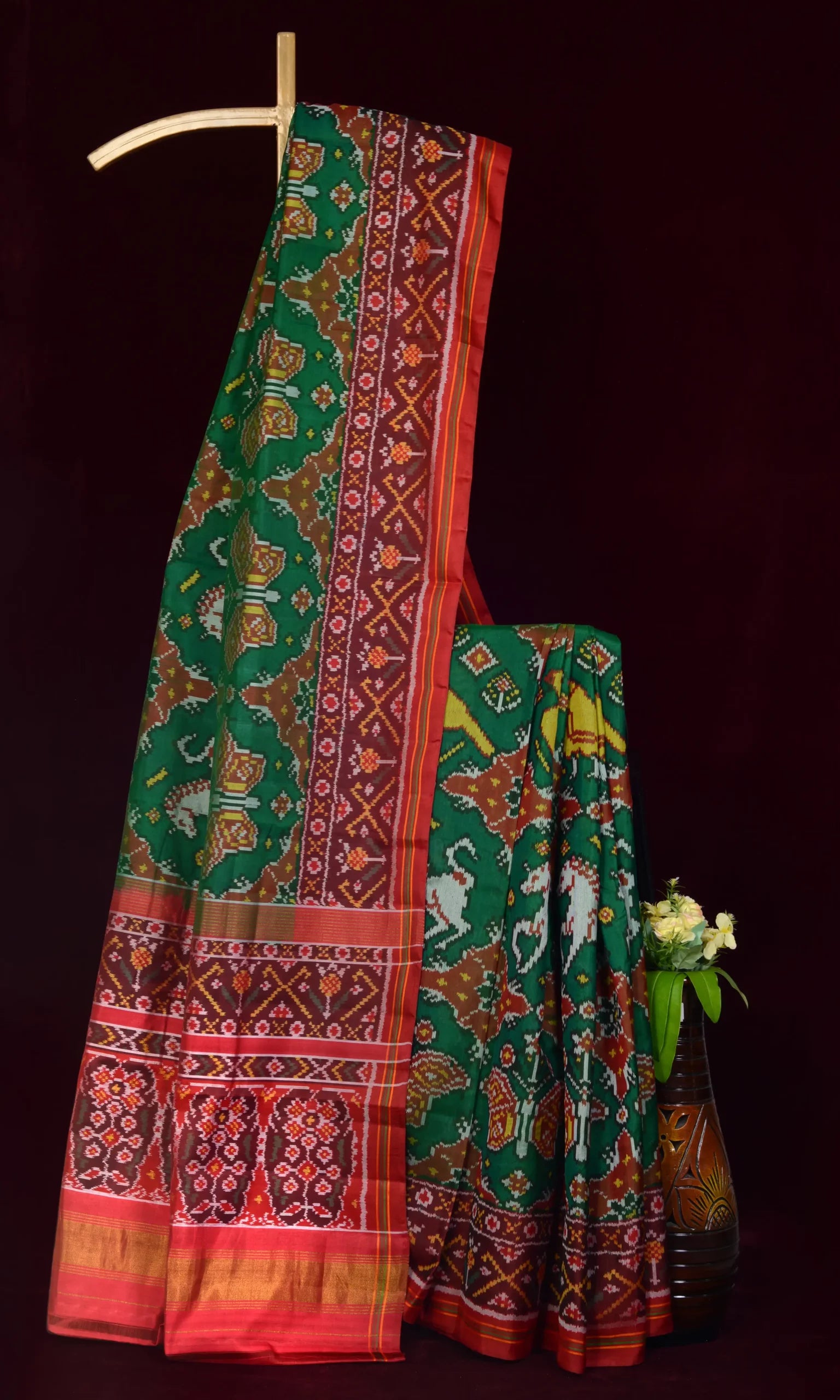 Single Ikat Patola Saree