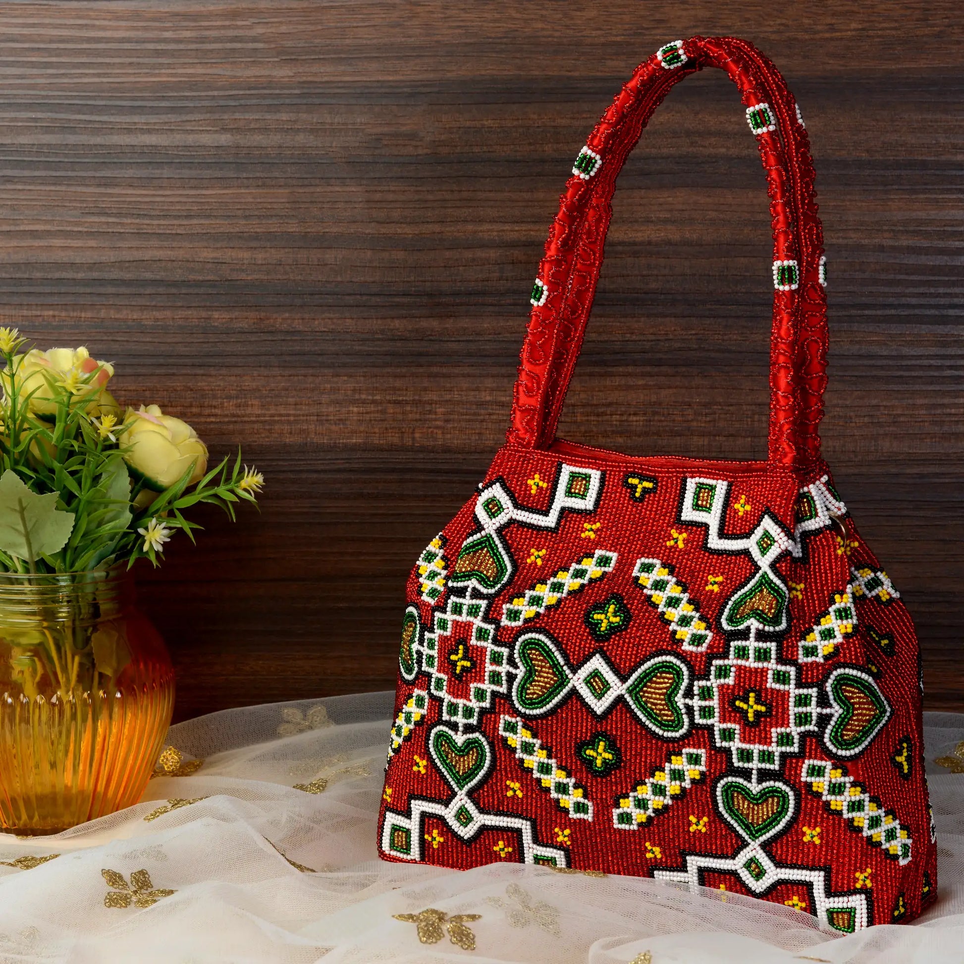 Patola Beaded Batva