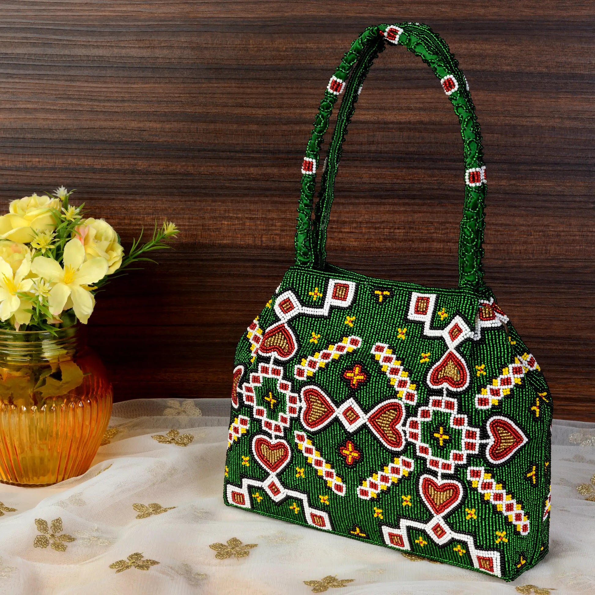 Patola Beaded Batva