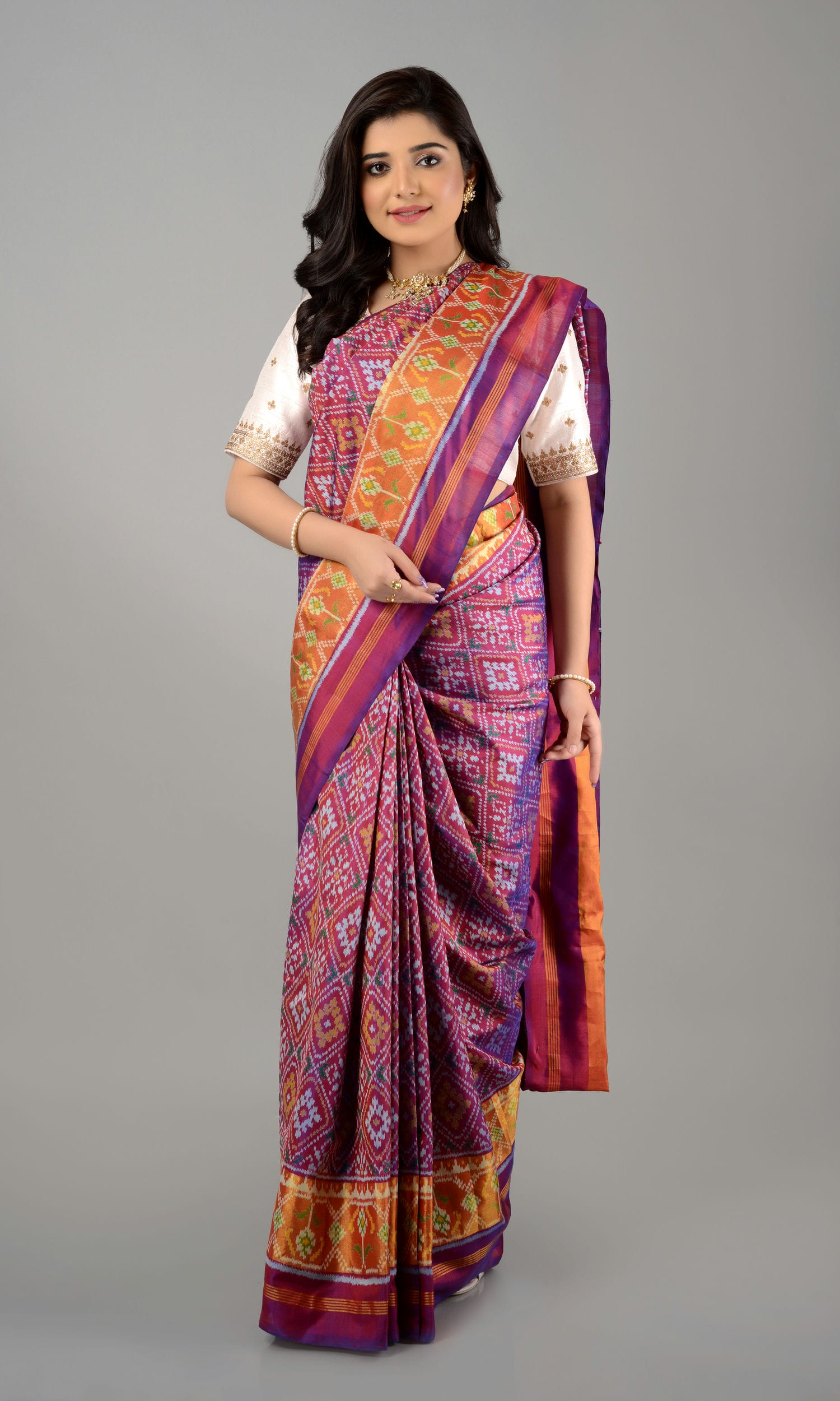 Rajkoti Patola Saree Chanda