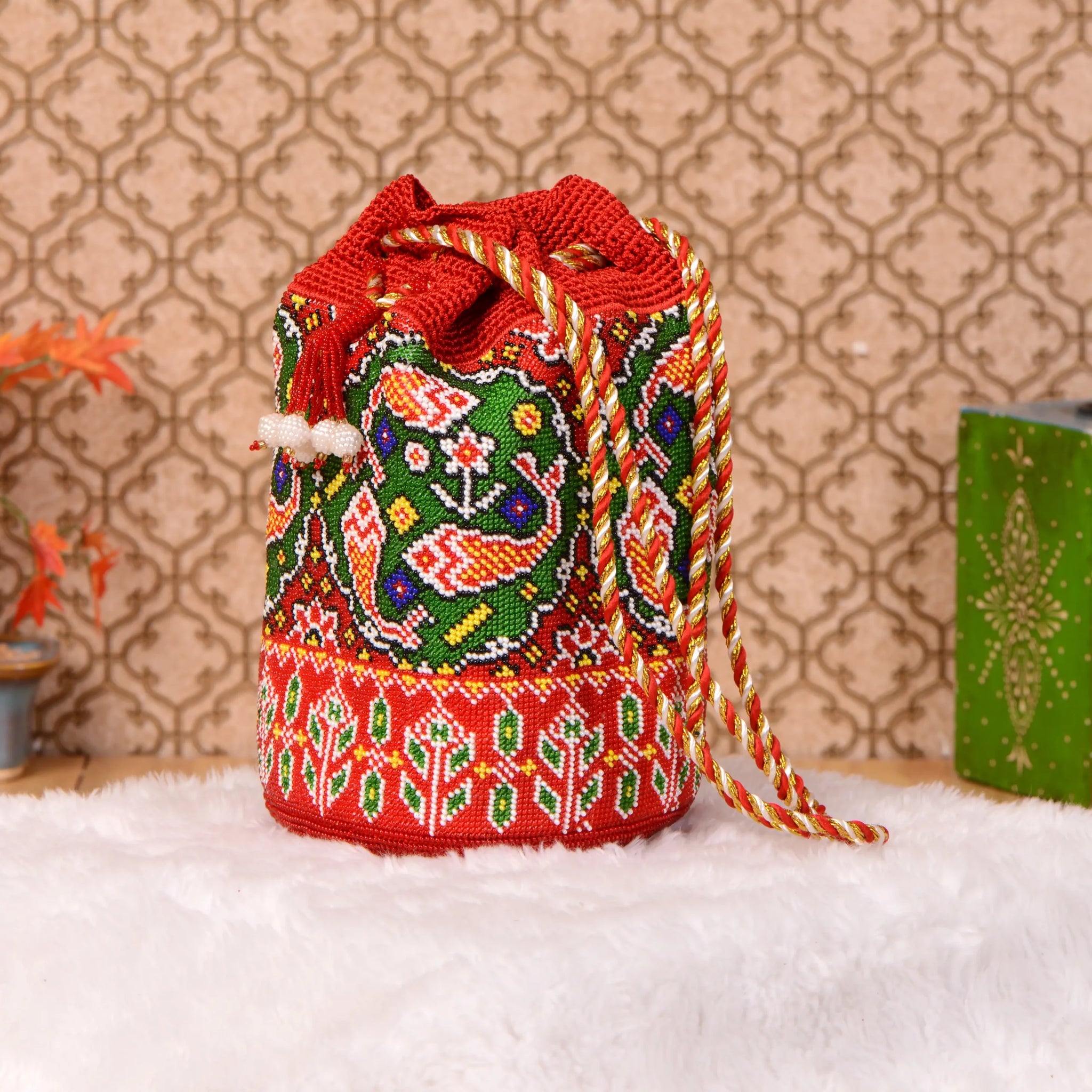 Patola Beaded Batva