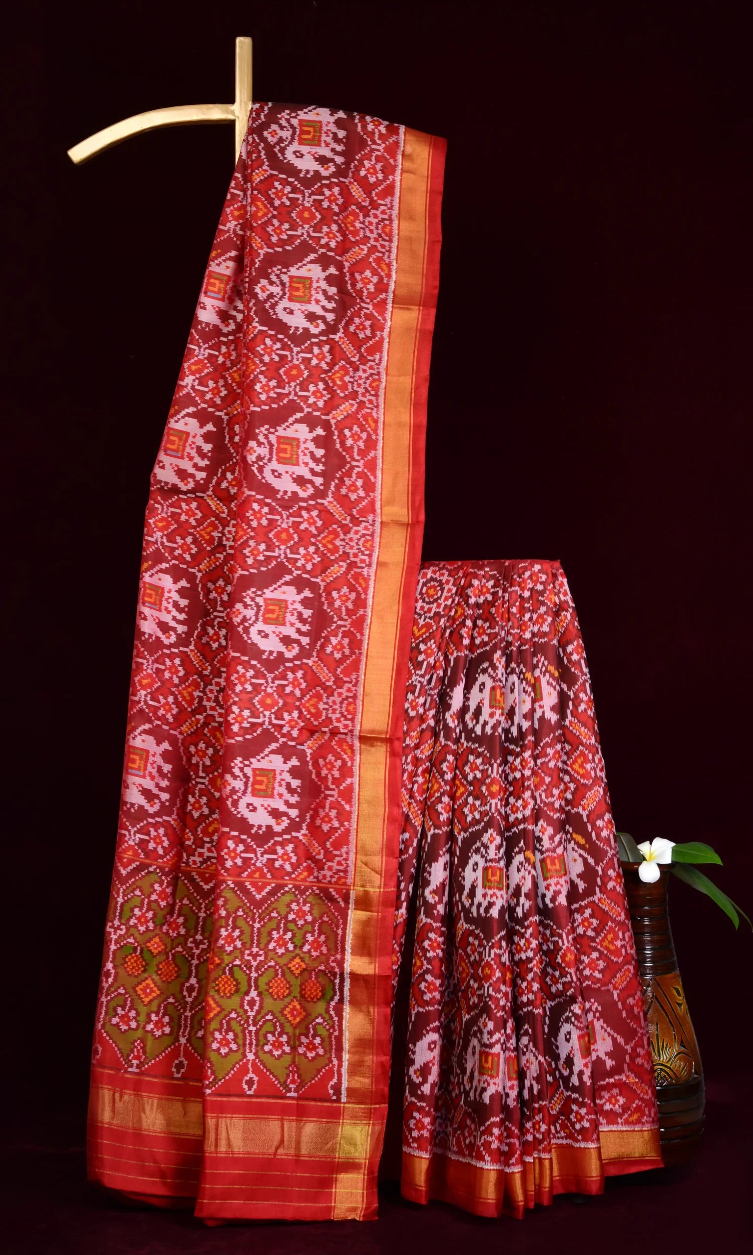 Single Ikat Patola Saree