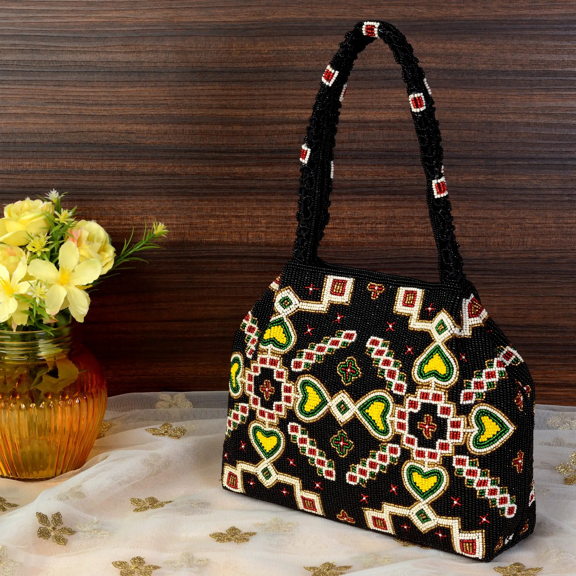 Patola Beaded Batva