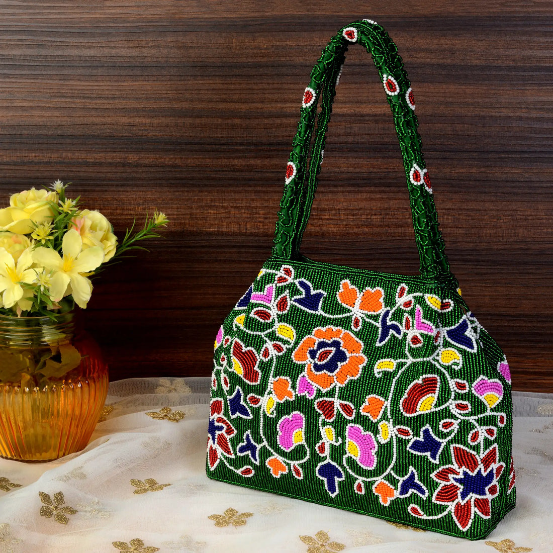Patola Beaded Batva