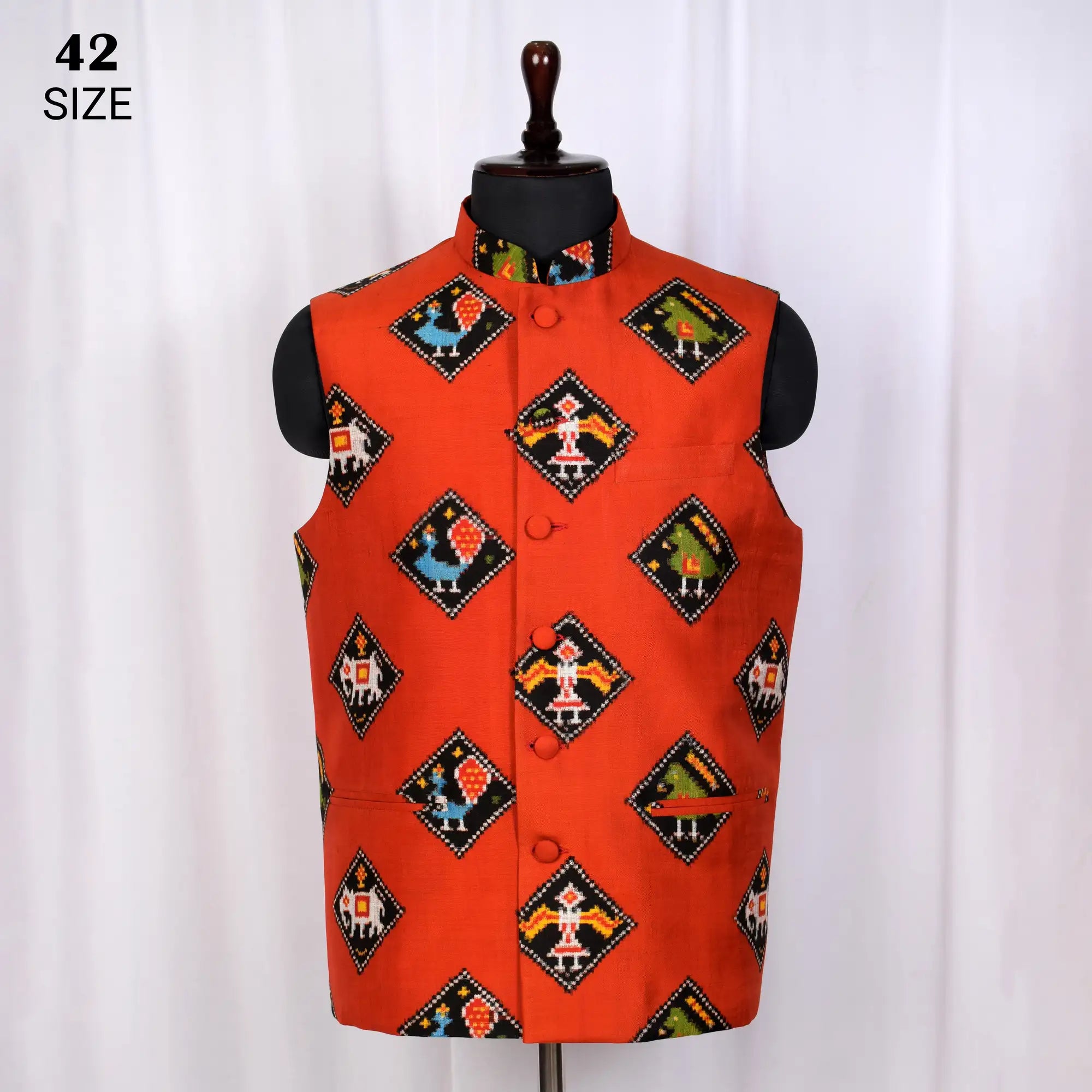 Modi Jacket Double Ikat Patola