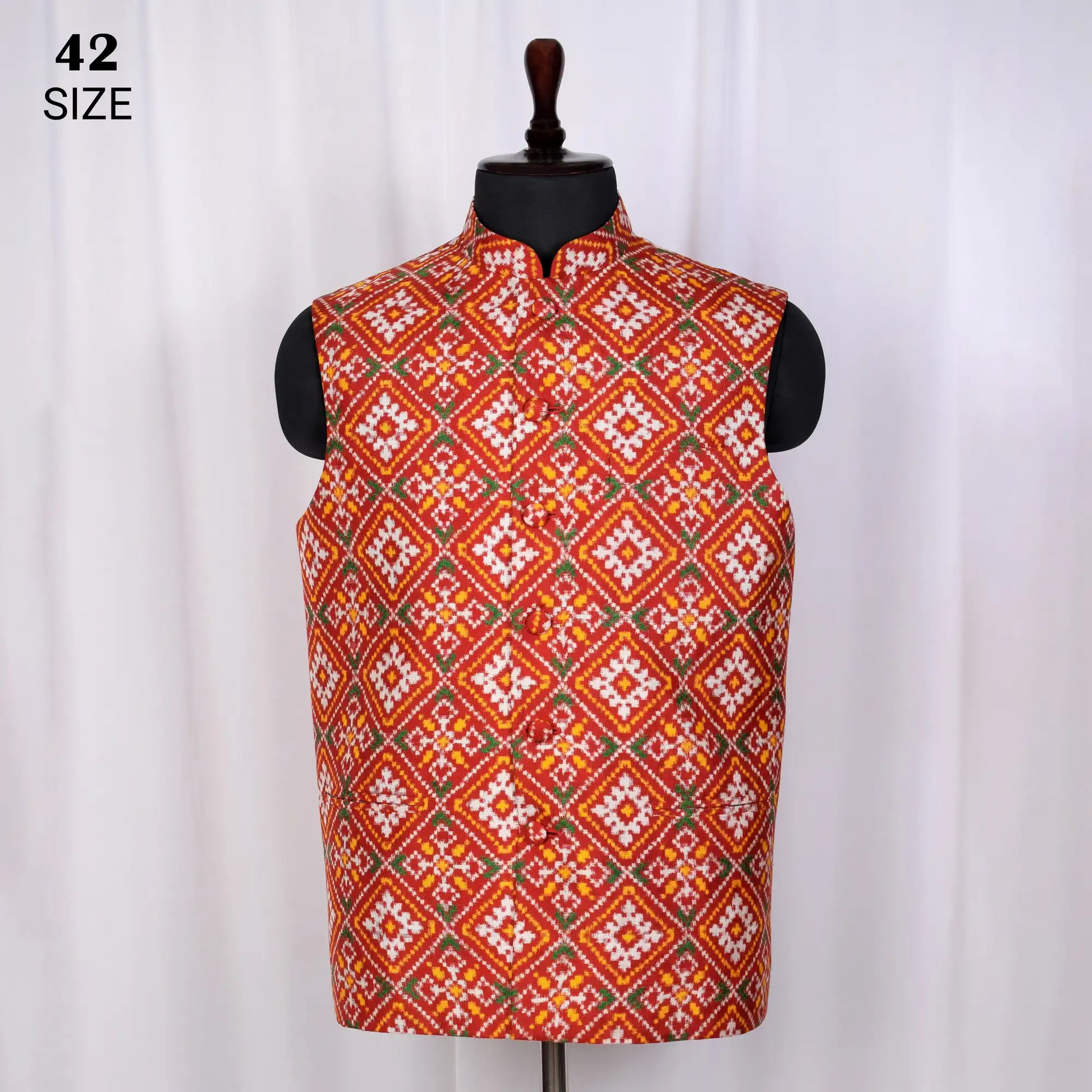 Modi Jacket Double Ikat Patola