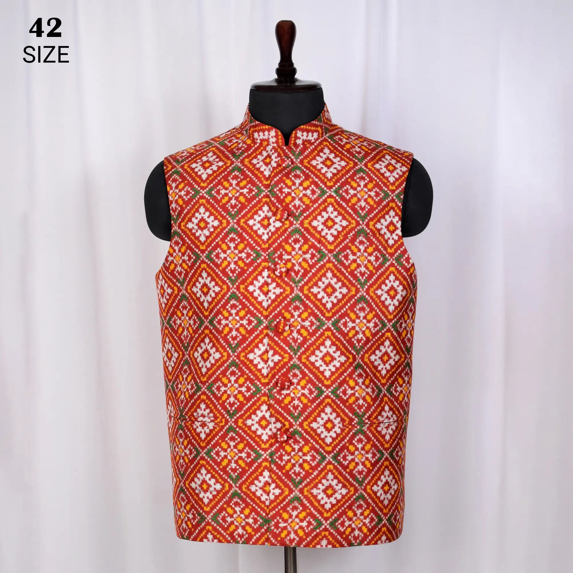 Modi Jacket Double Ikat Patola