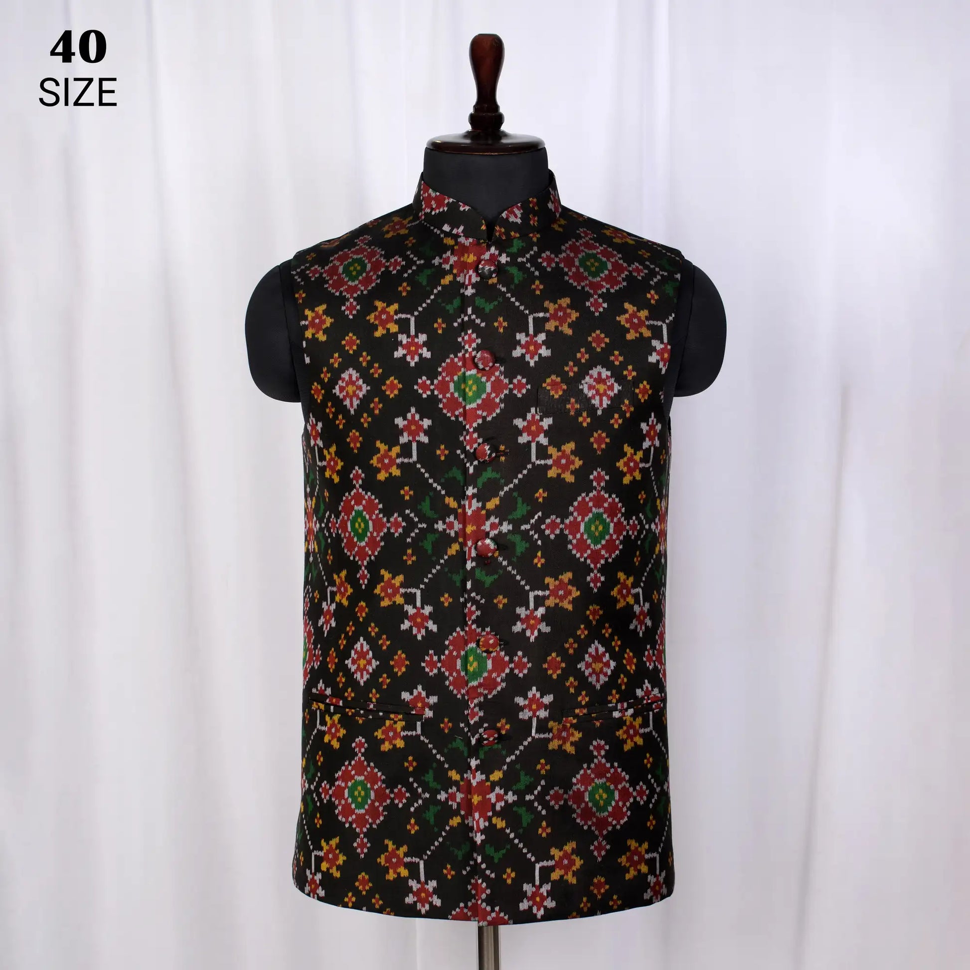 Modi Jacket Single Ikat Patola