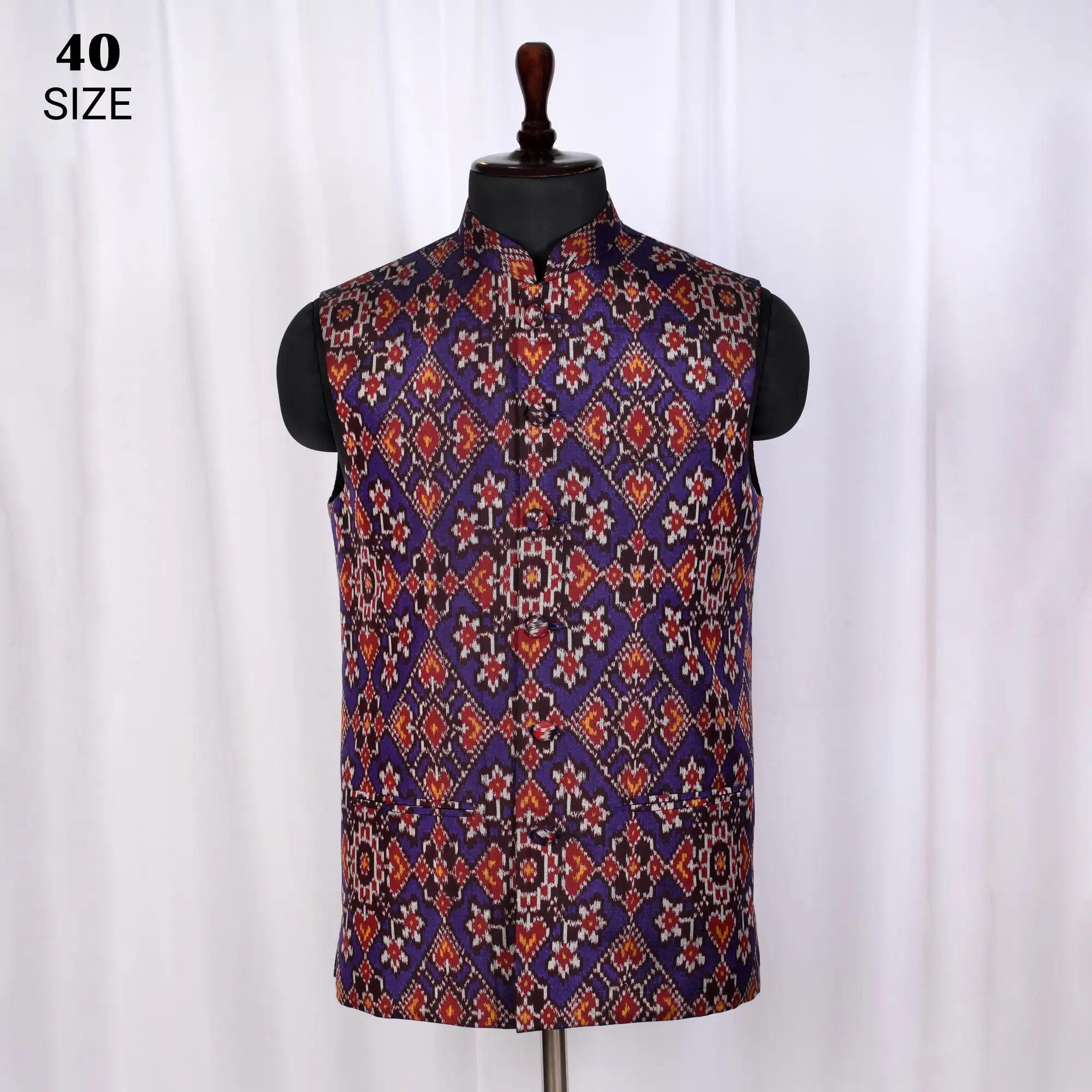Modi Jacket Single Ikat Patola