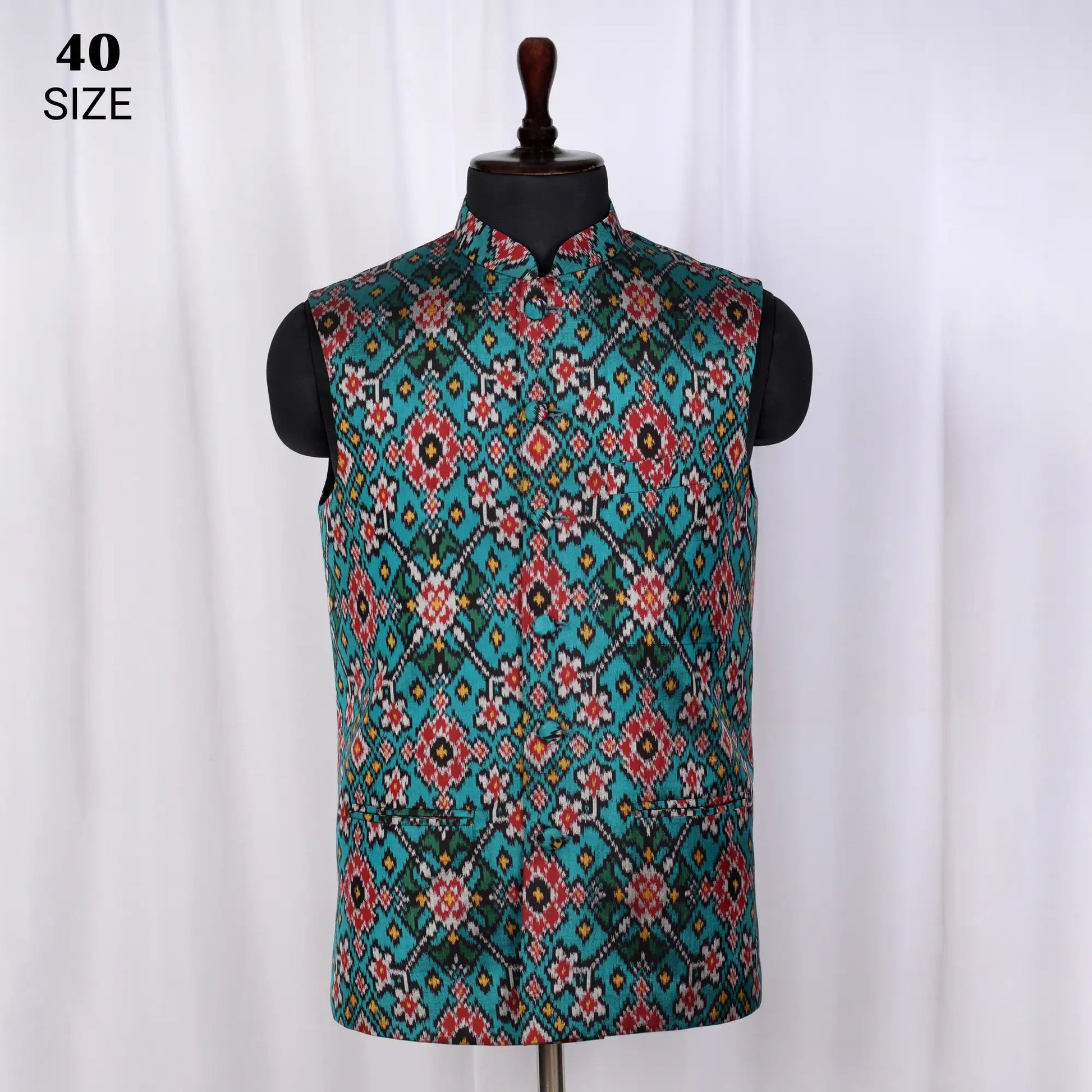 Modi Jacket Single Ikat Patola