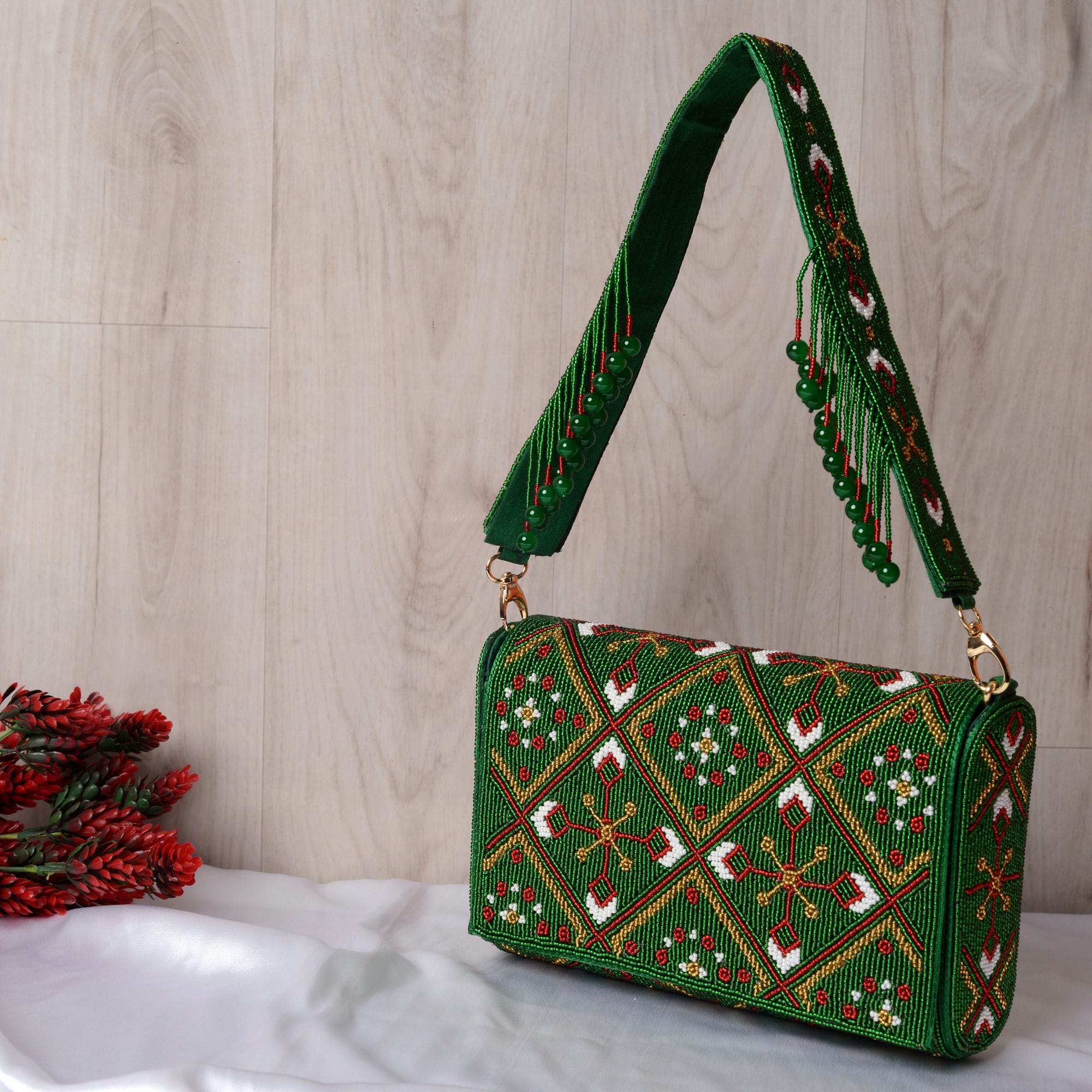 Moti Patola Beaded Batva