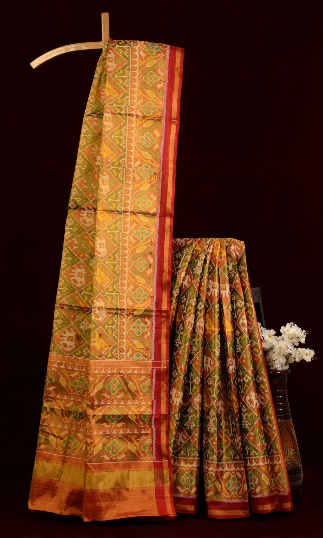 Tissue Single Ikat Patola Saree