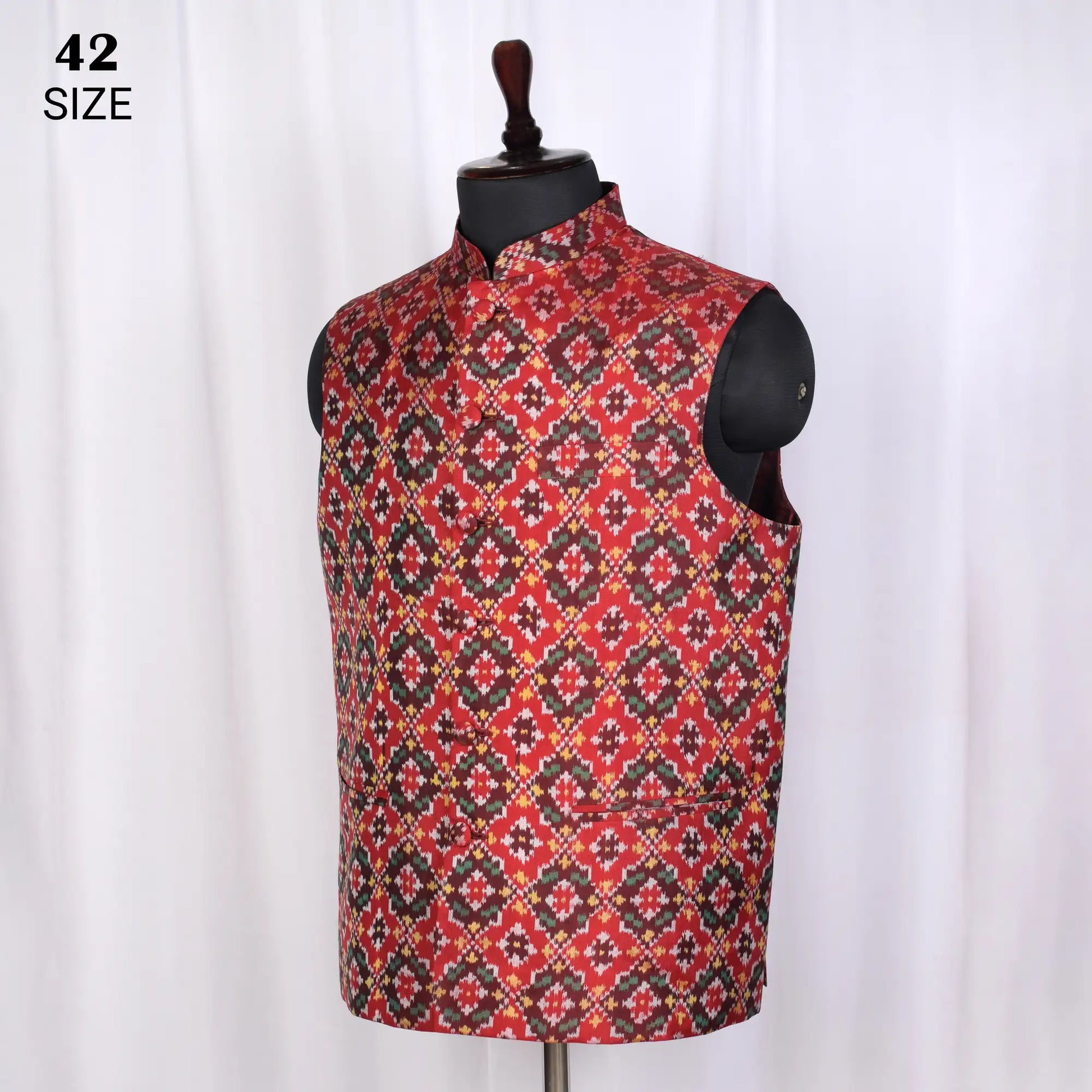 Modi Jacket Single Ikat Patola