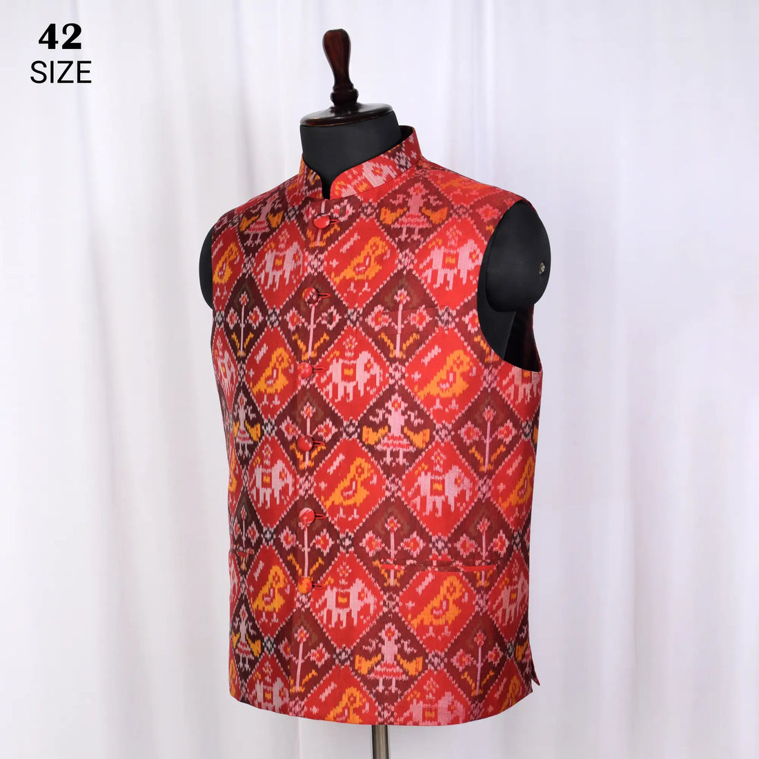 Modi Jacket Single Ikat Patola