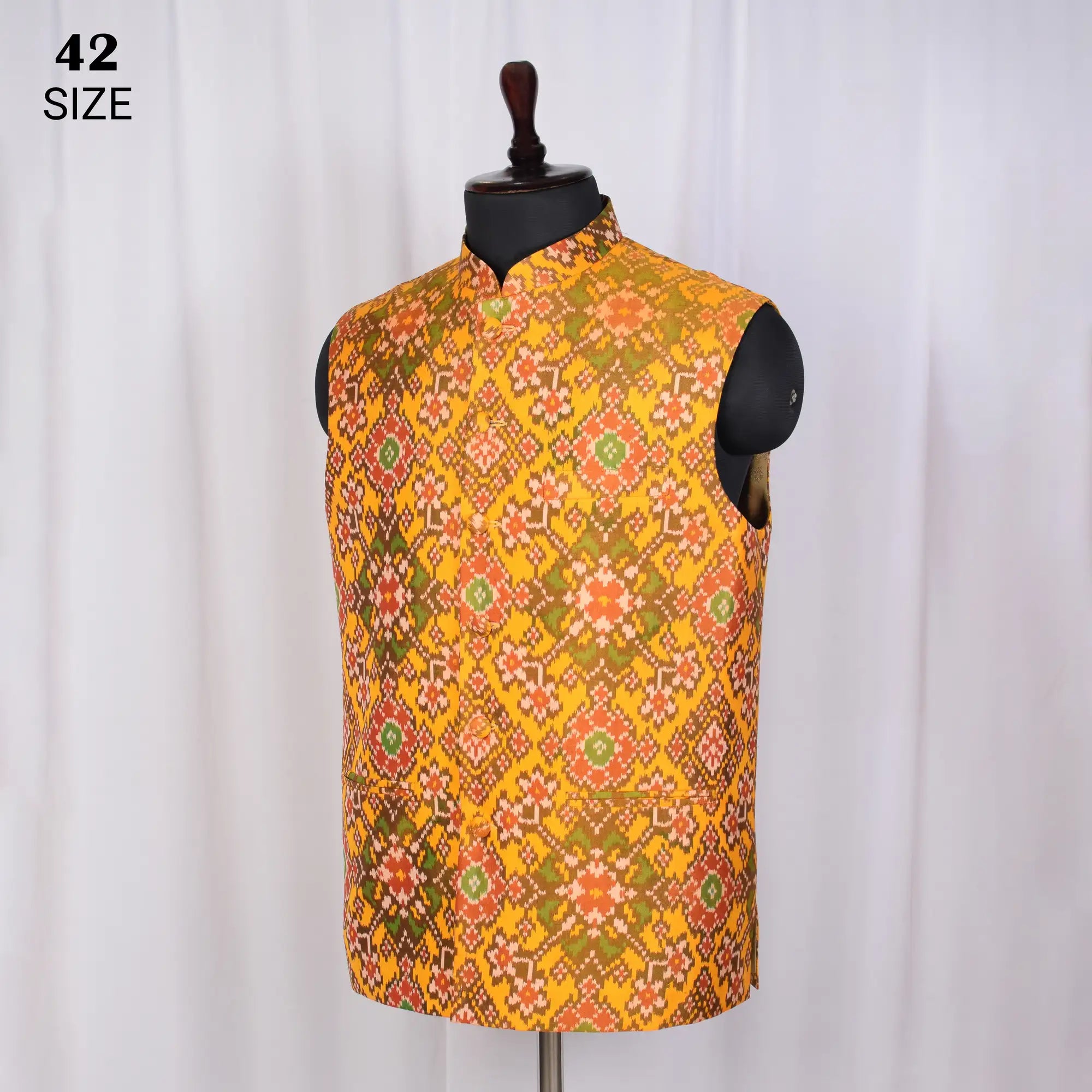 Modi Jacket Single Ikat Patola