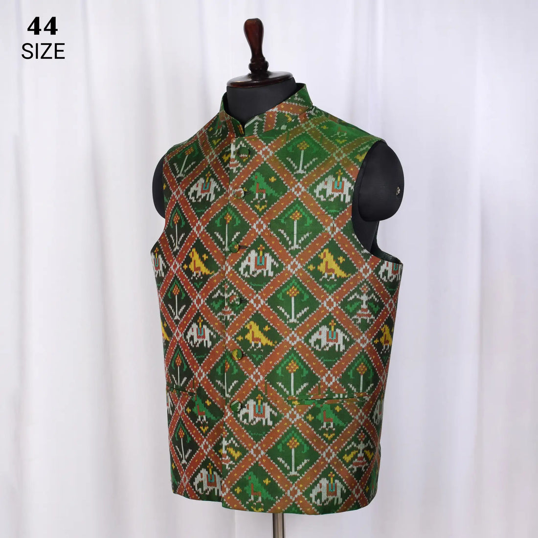 Modi Jacket Single Ikat Patola