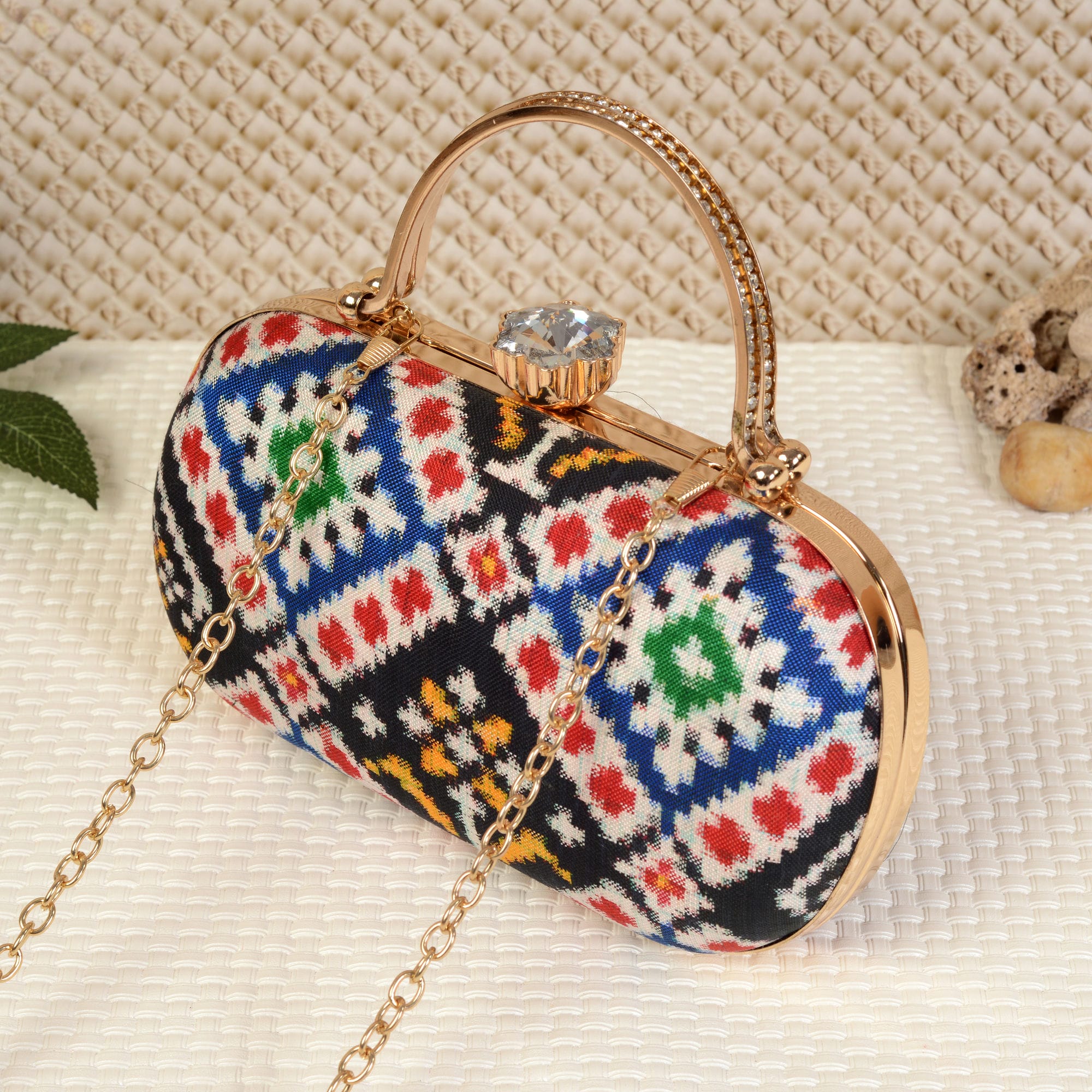 Double Ikat Patola Clutch