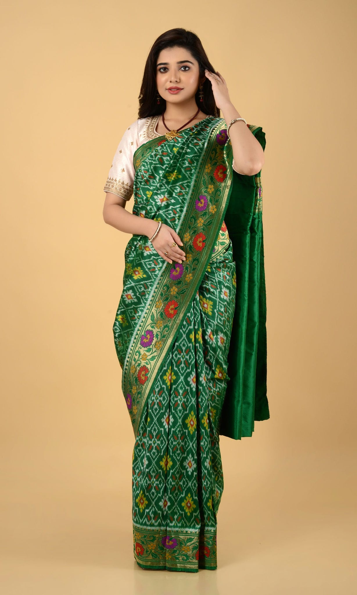 Paithani Sngle Ikat Patola