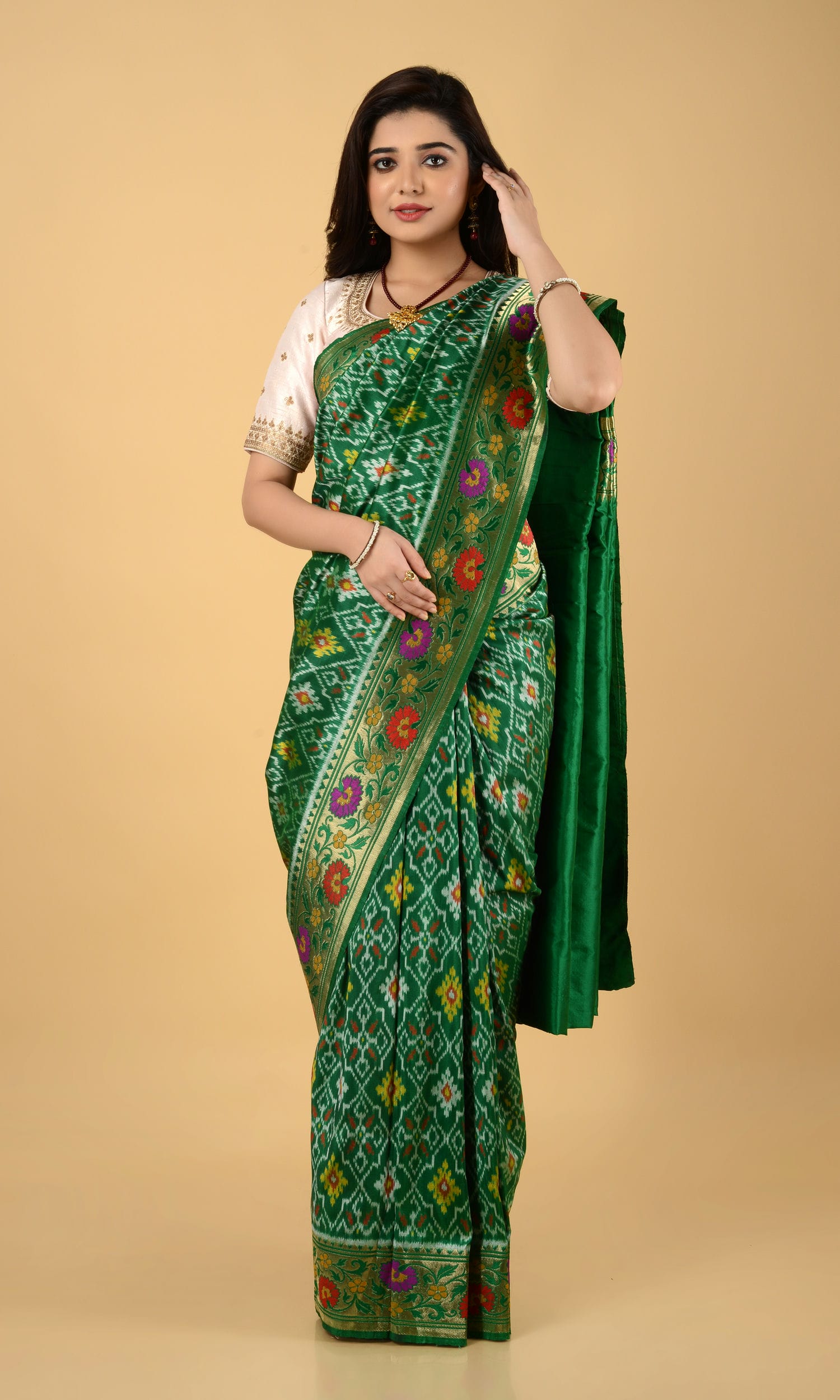 Paithani Sngle Ikat Patola