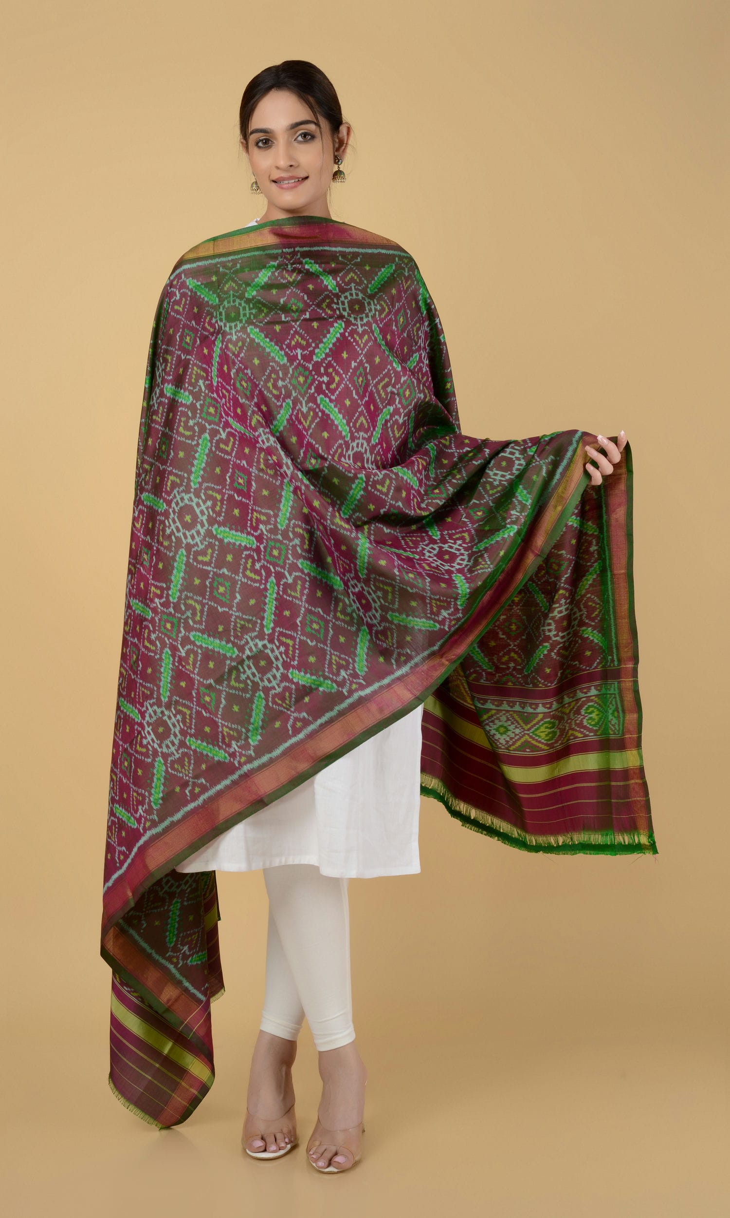 Rajkoti Patola Dupatta Manekchowk
