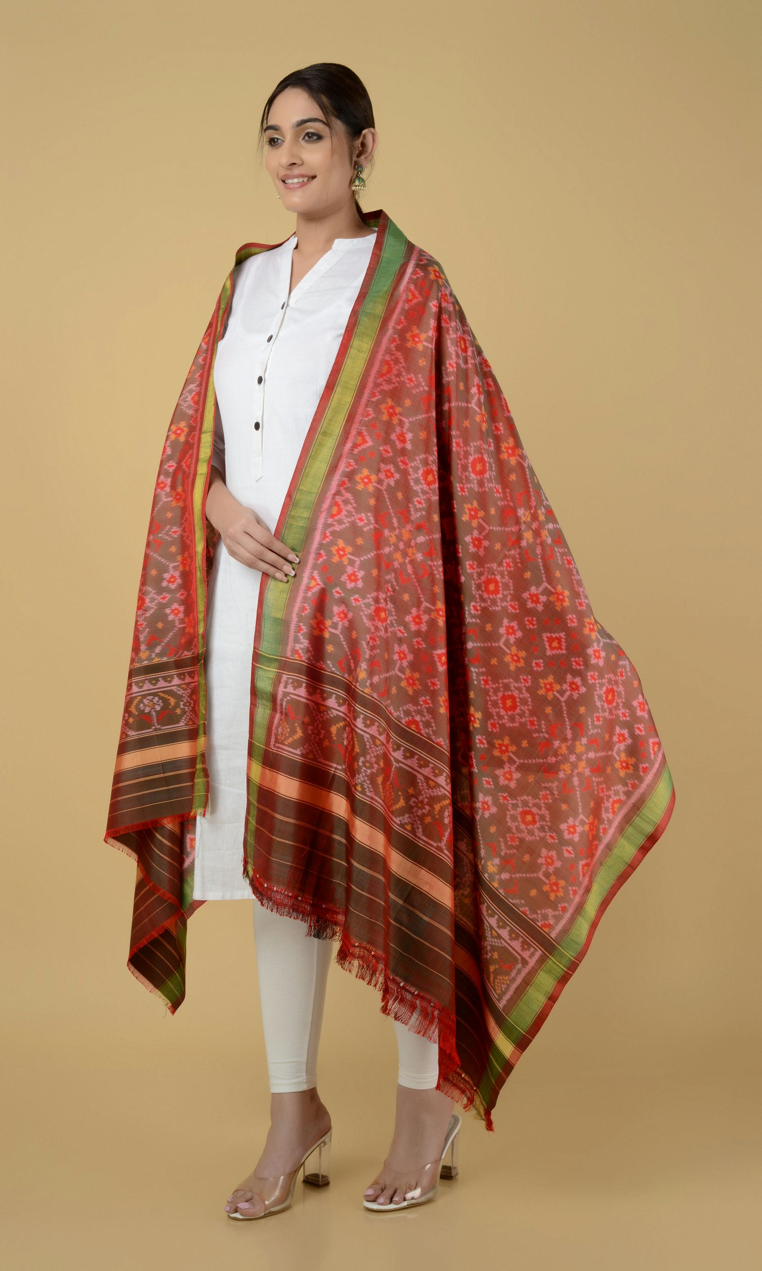 Rajkoti Patola Dupatta Nau Ratan