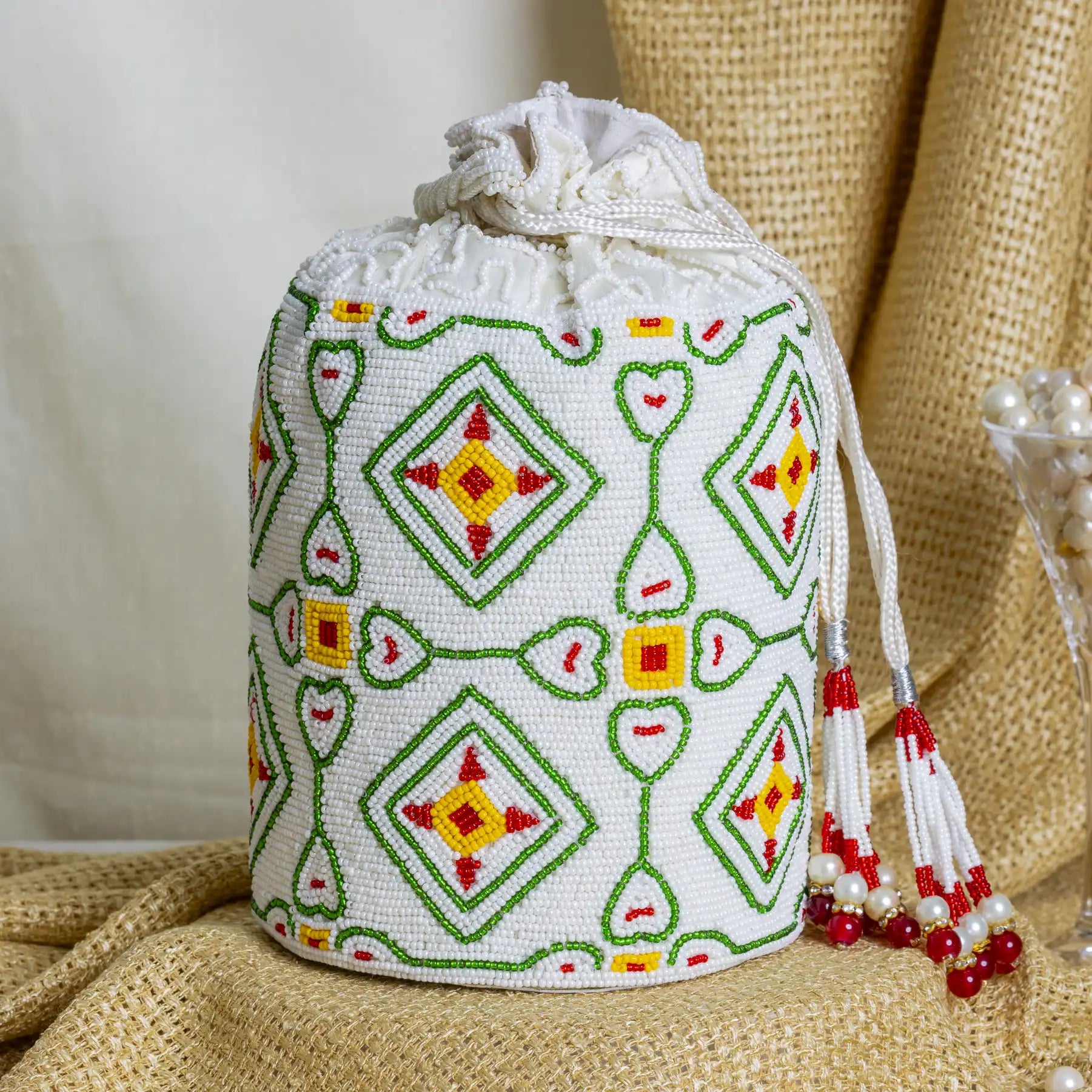 Patola Beaded Batva