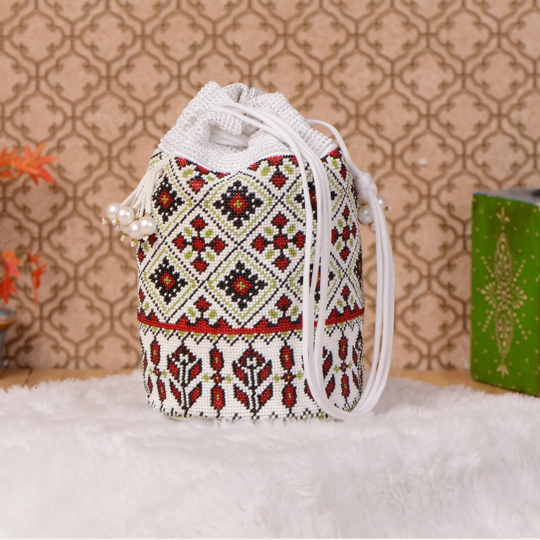 Patola Beaded Batva