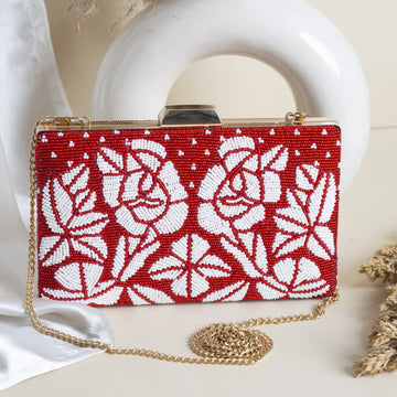 Patola Beaded Clutch