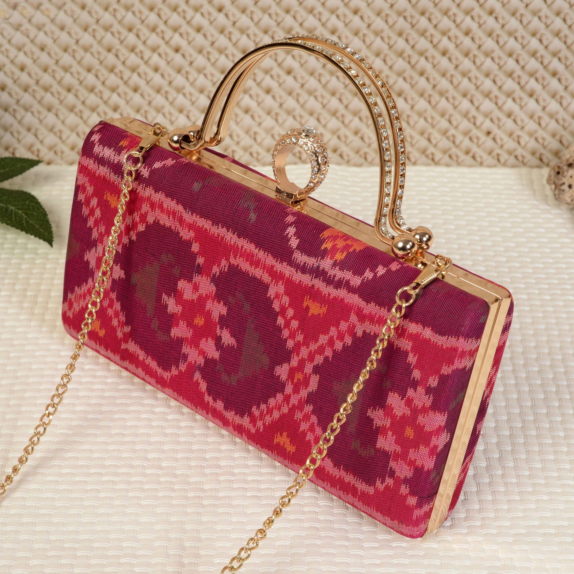 Single Ikat Patola Clutch