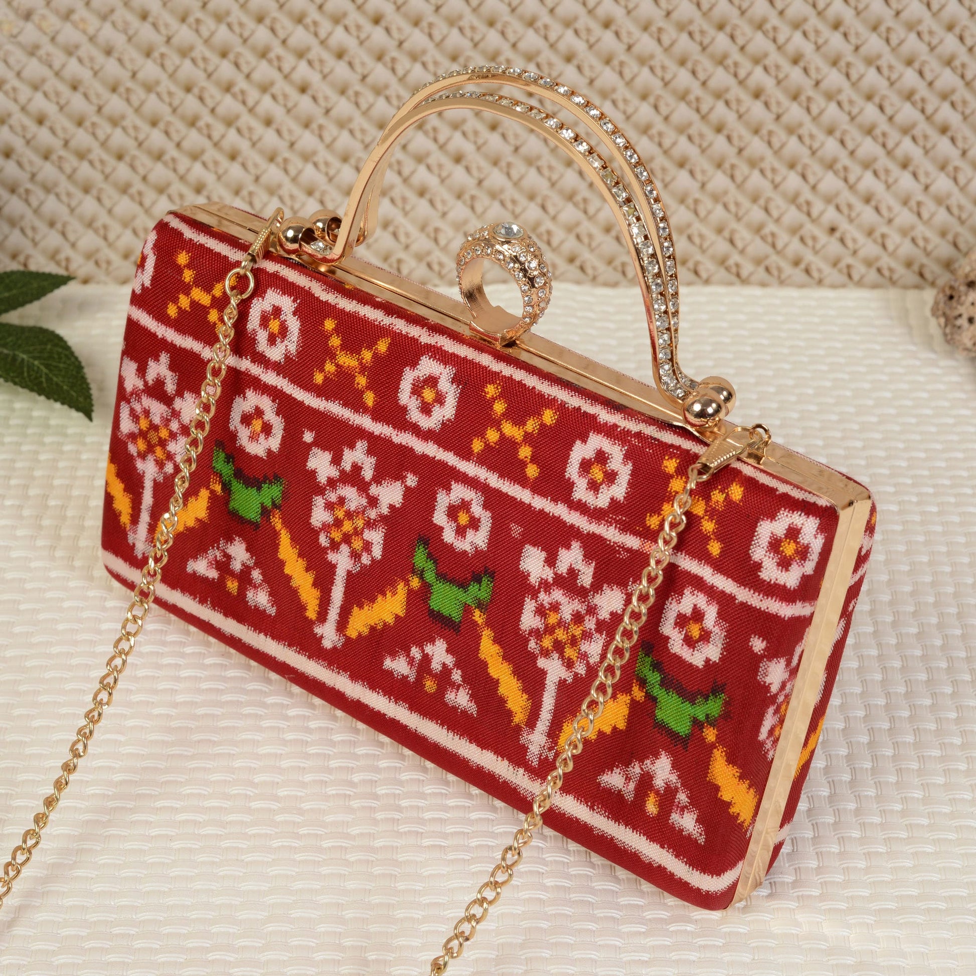 Double Ikat Patola Clutch