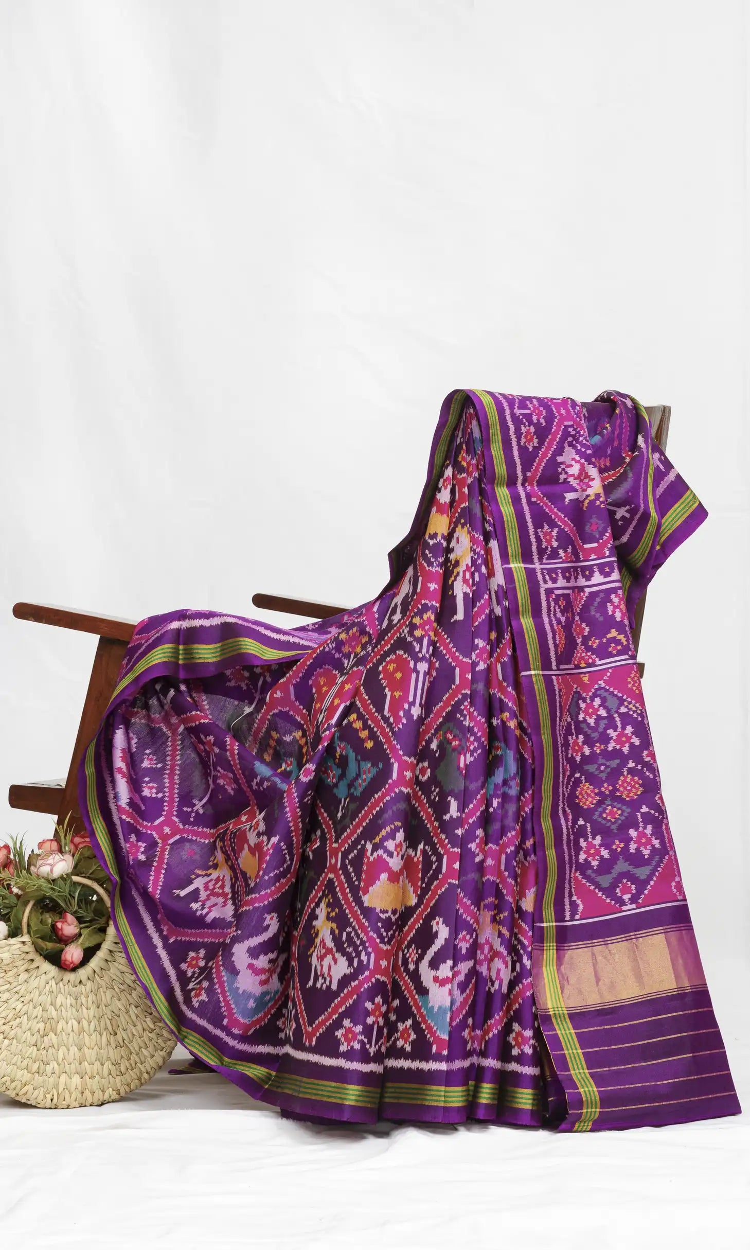 Single Ikat Patola Saree