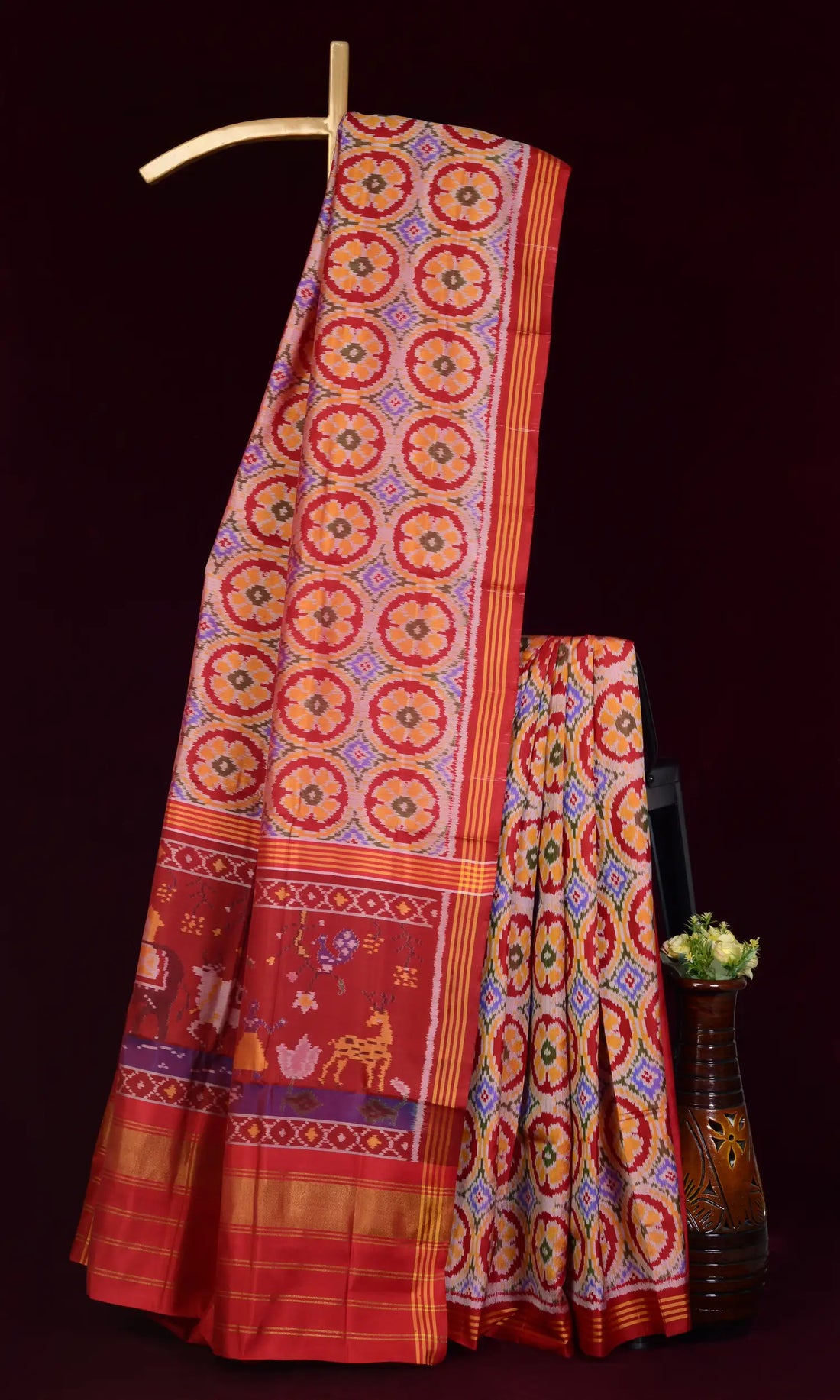 Single Ikat Patola Saree