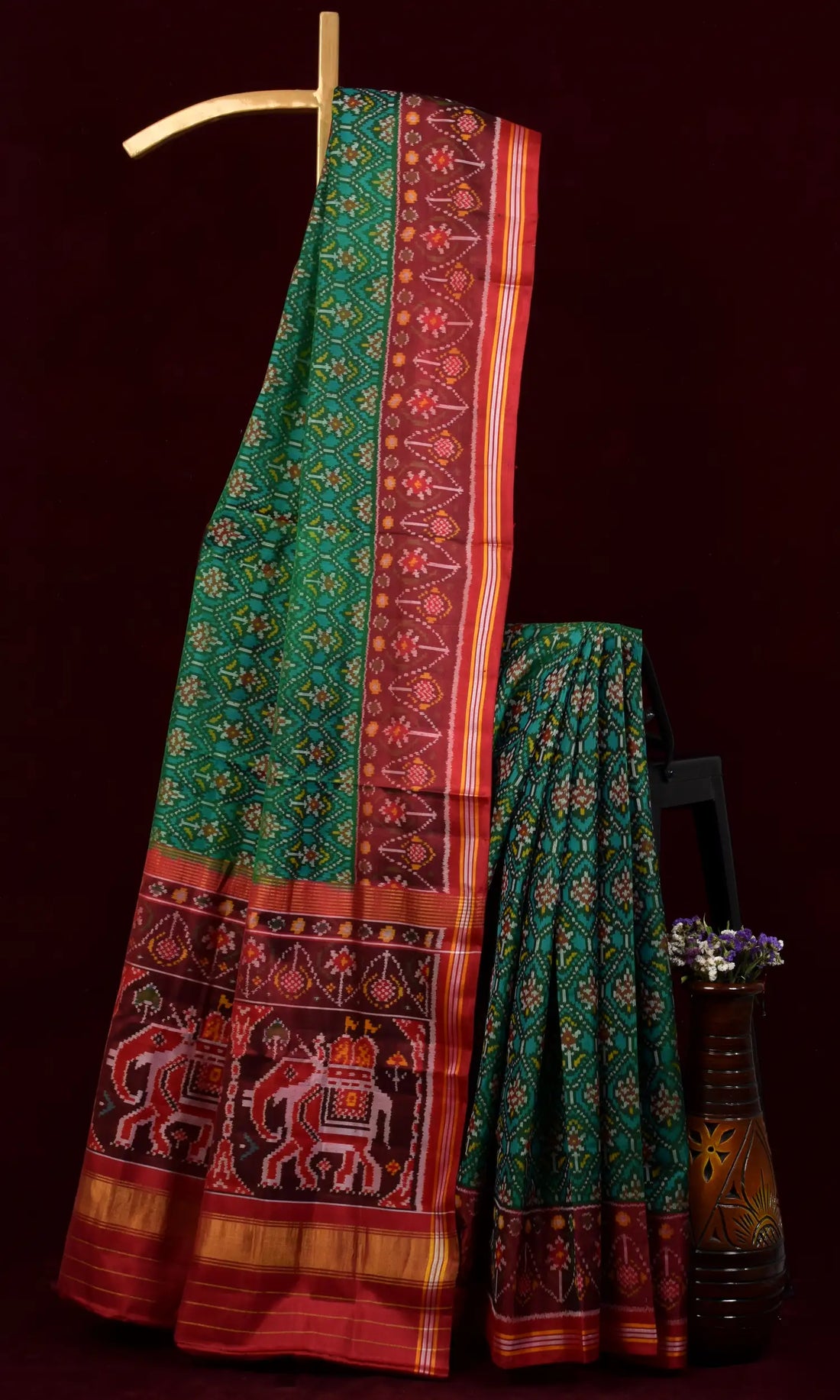 Single Ikat Patola Saree