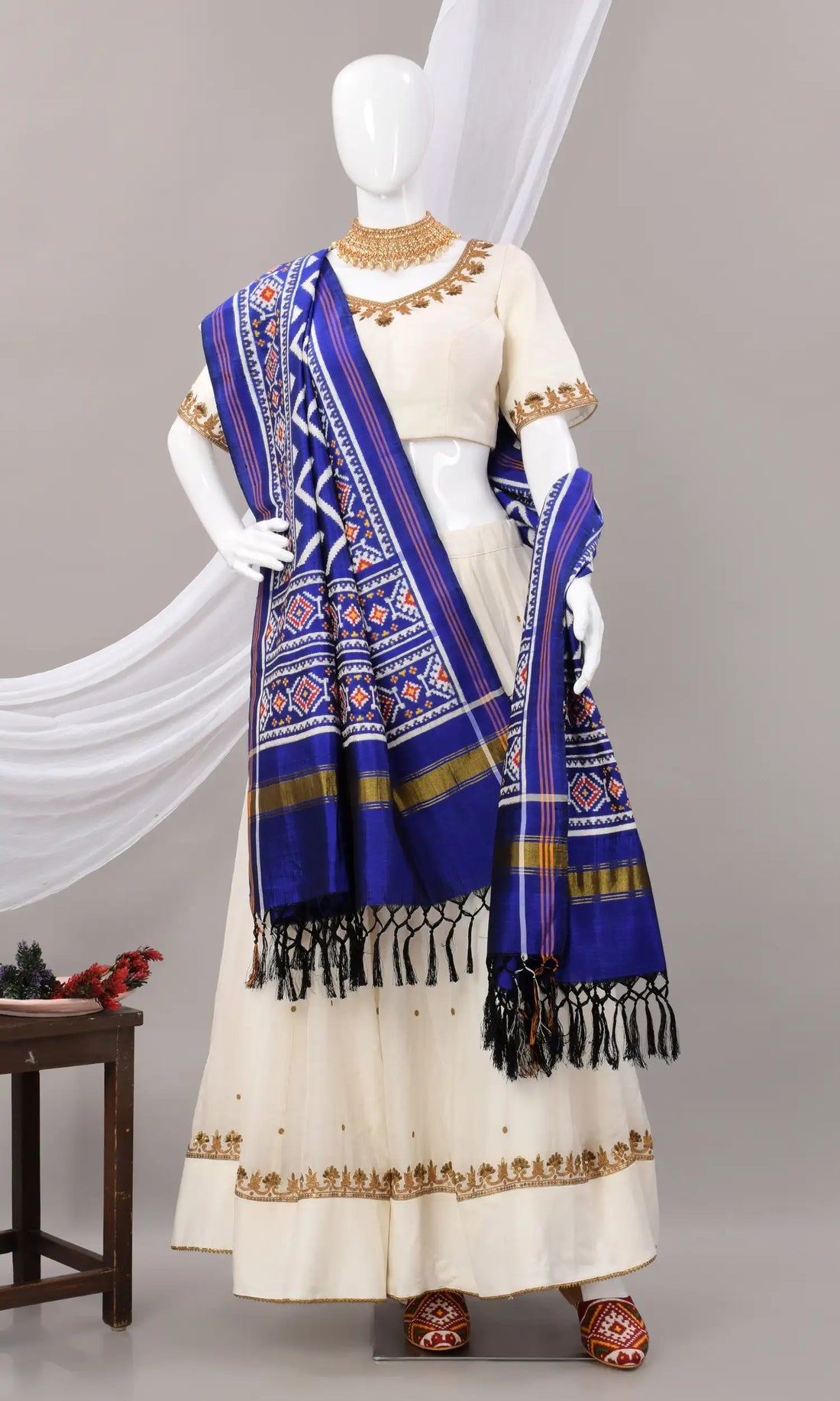Double Ikat Patola Dupatta