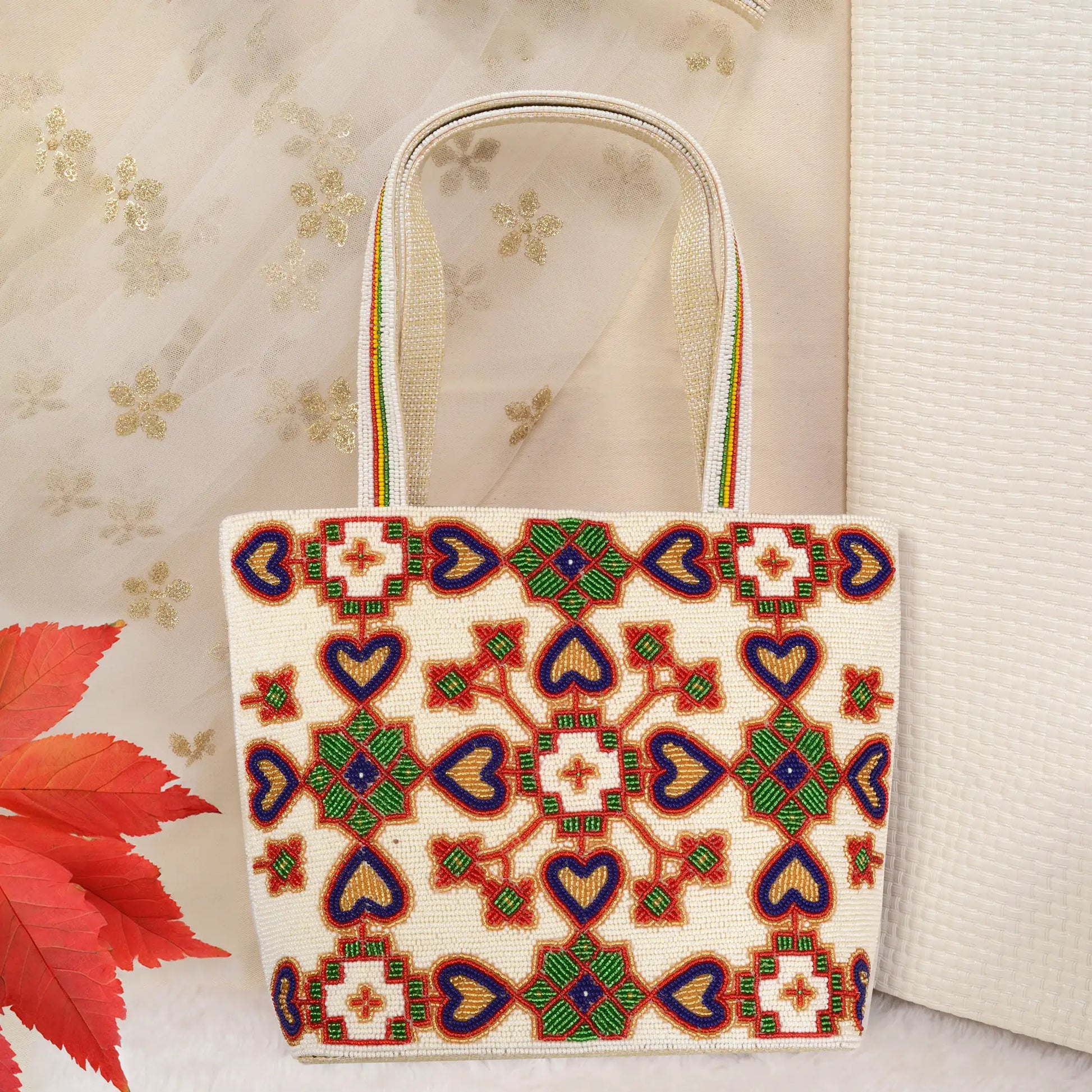 Patola Beaded Handbag