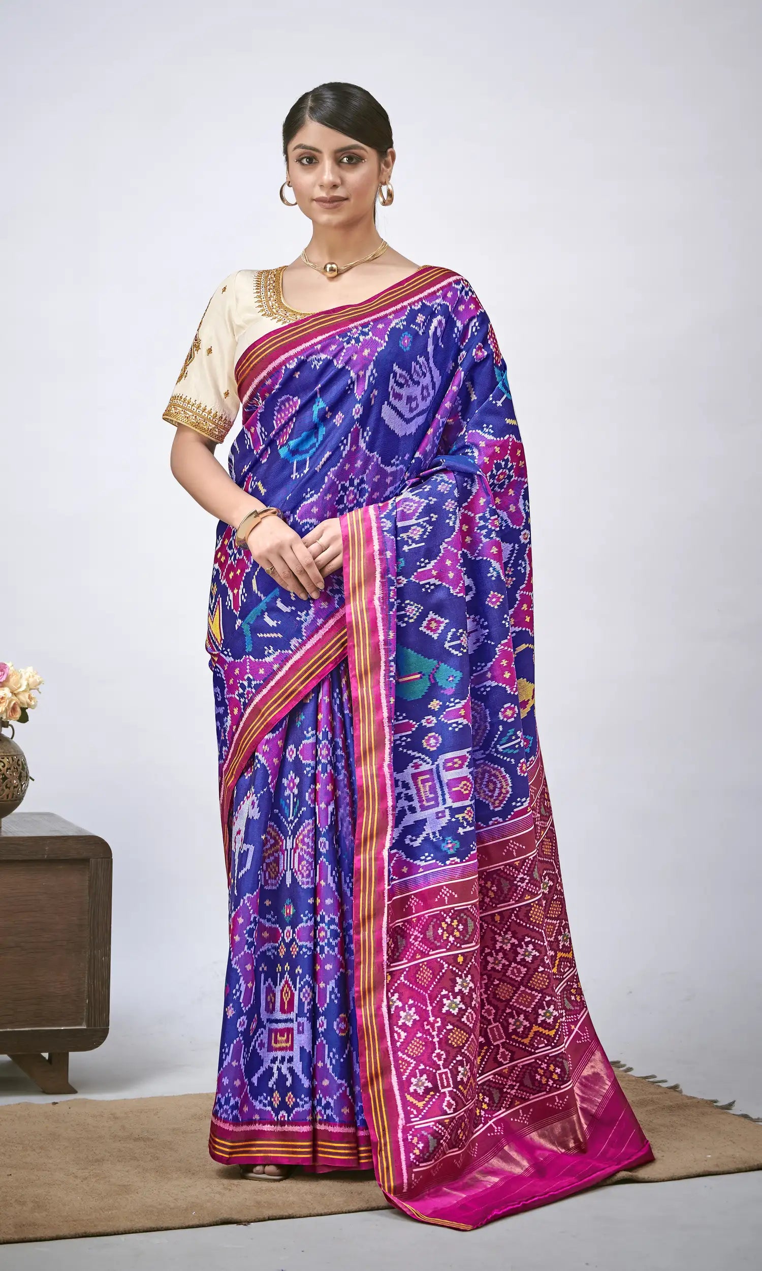 Single Ikat Patola Saree