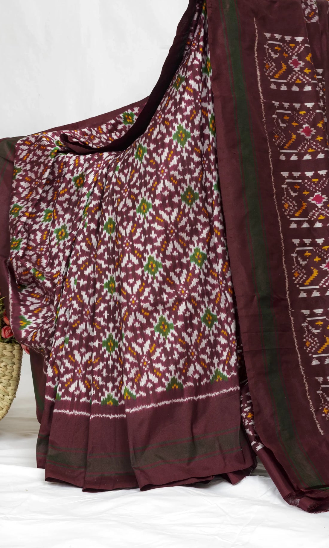 Pochampally Ikat Patola Saree