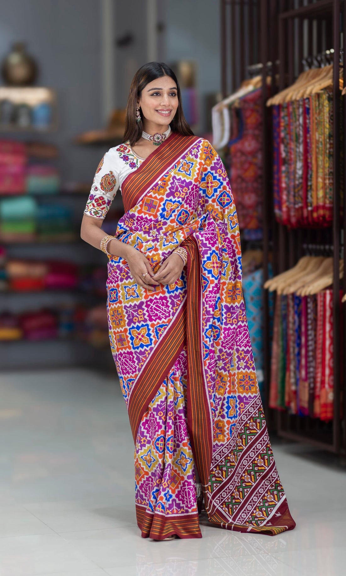 Double Ikat Patola Saree