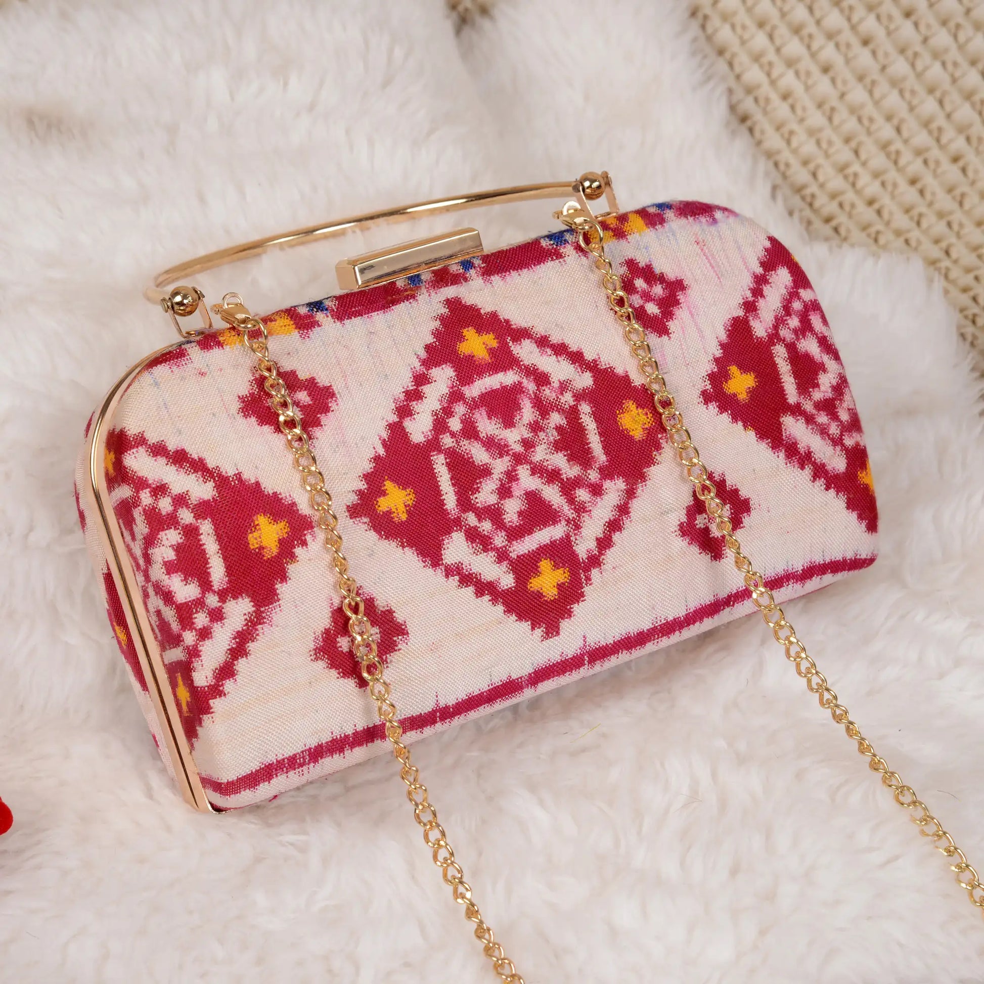 Double Ikat Patola Clutch