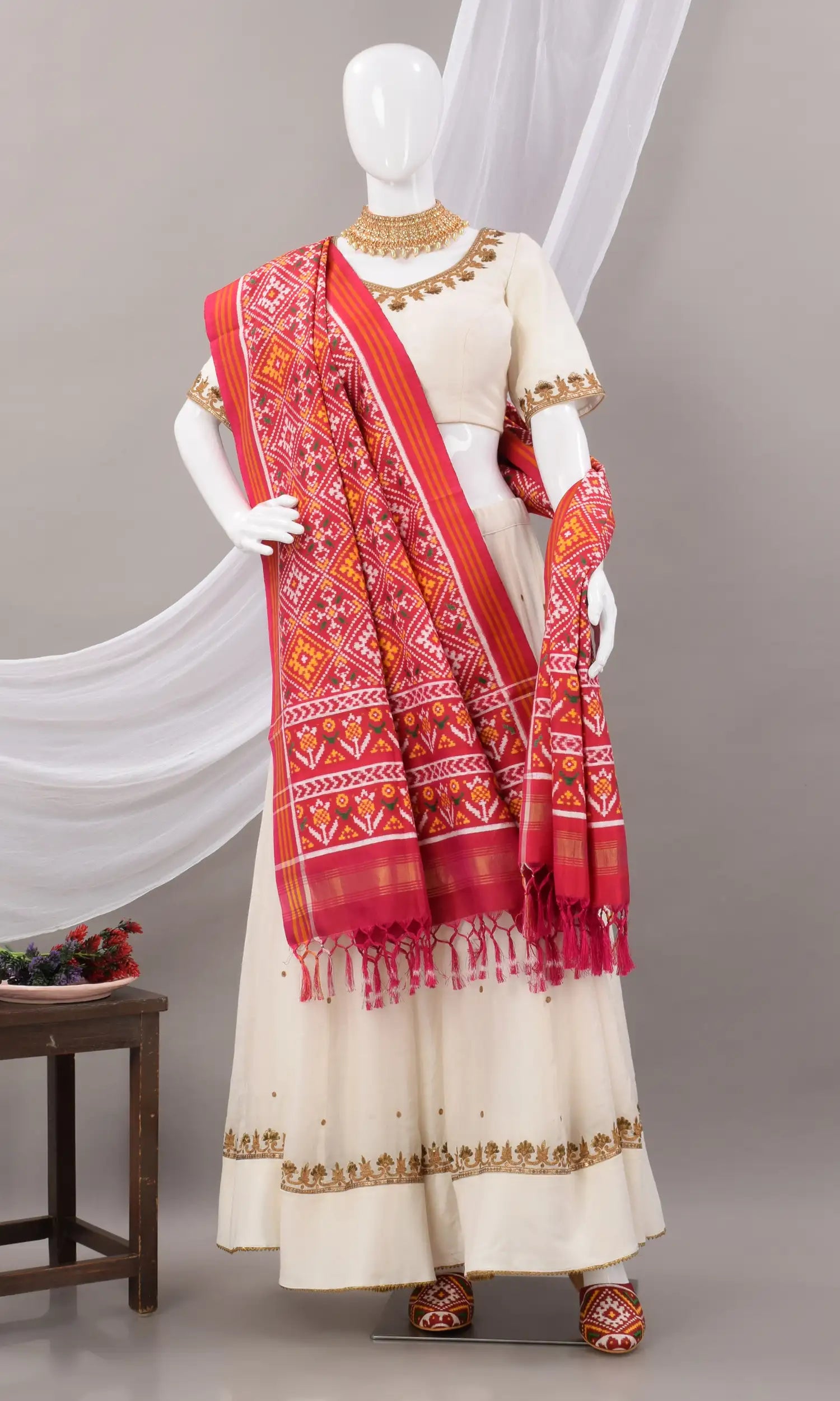 Double Ikat Patola Dupatta