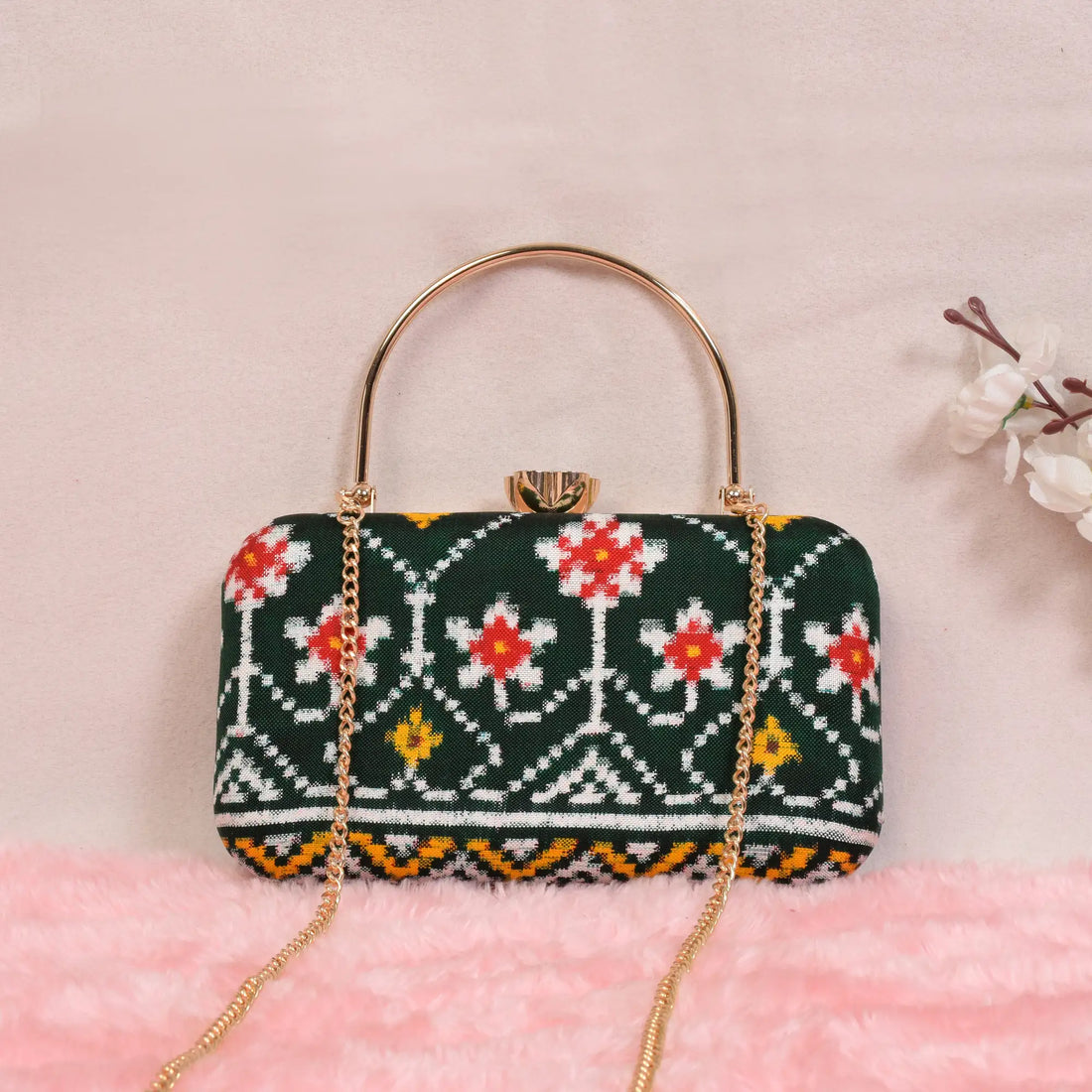 Double Ikat Patola Clutch