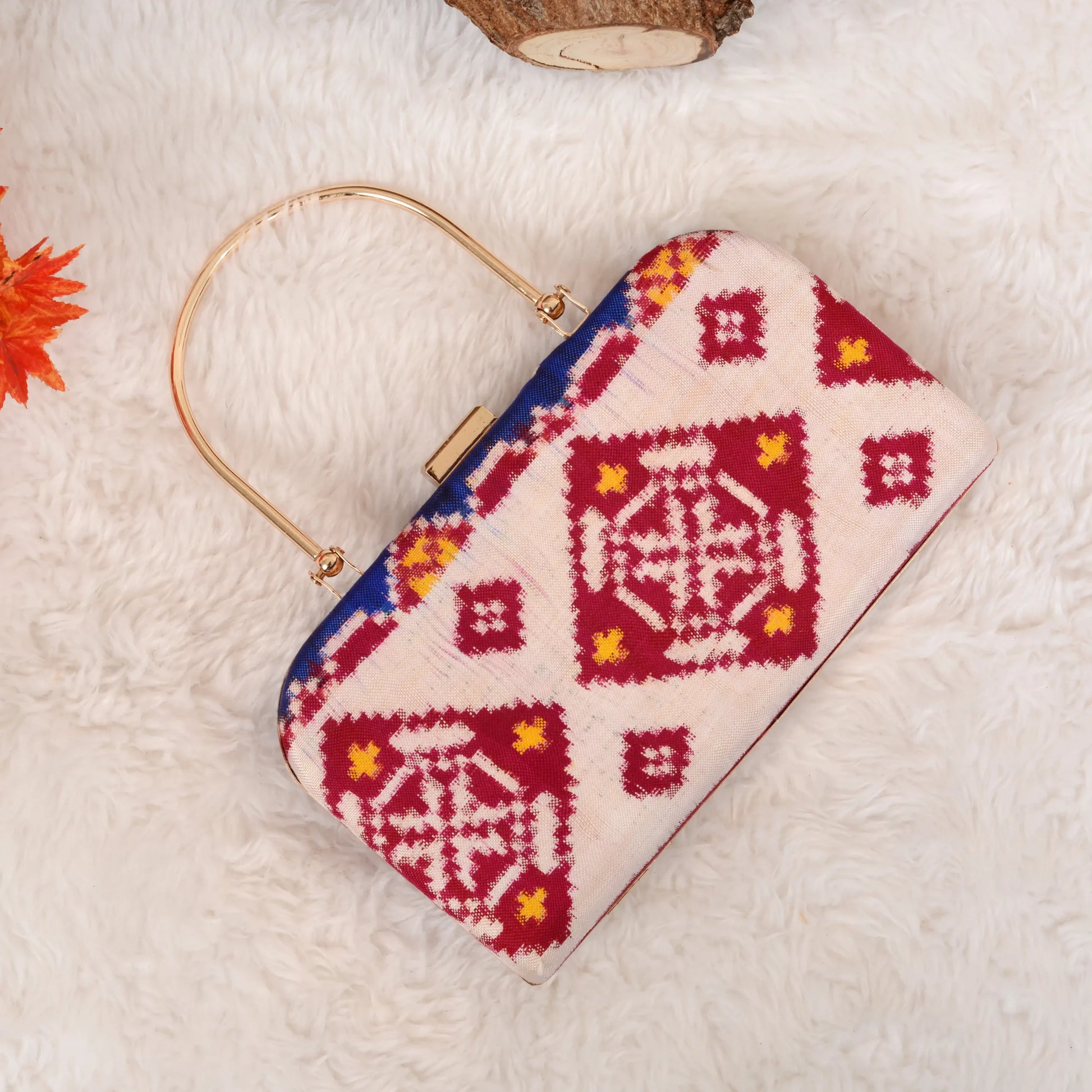 Double Ikat Patola Clutch