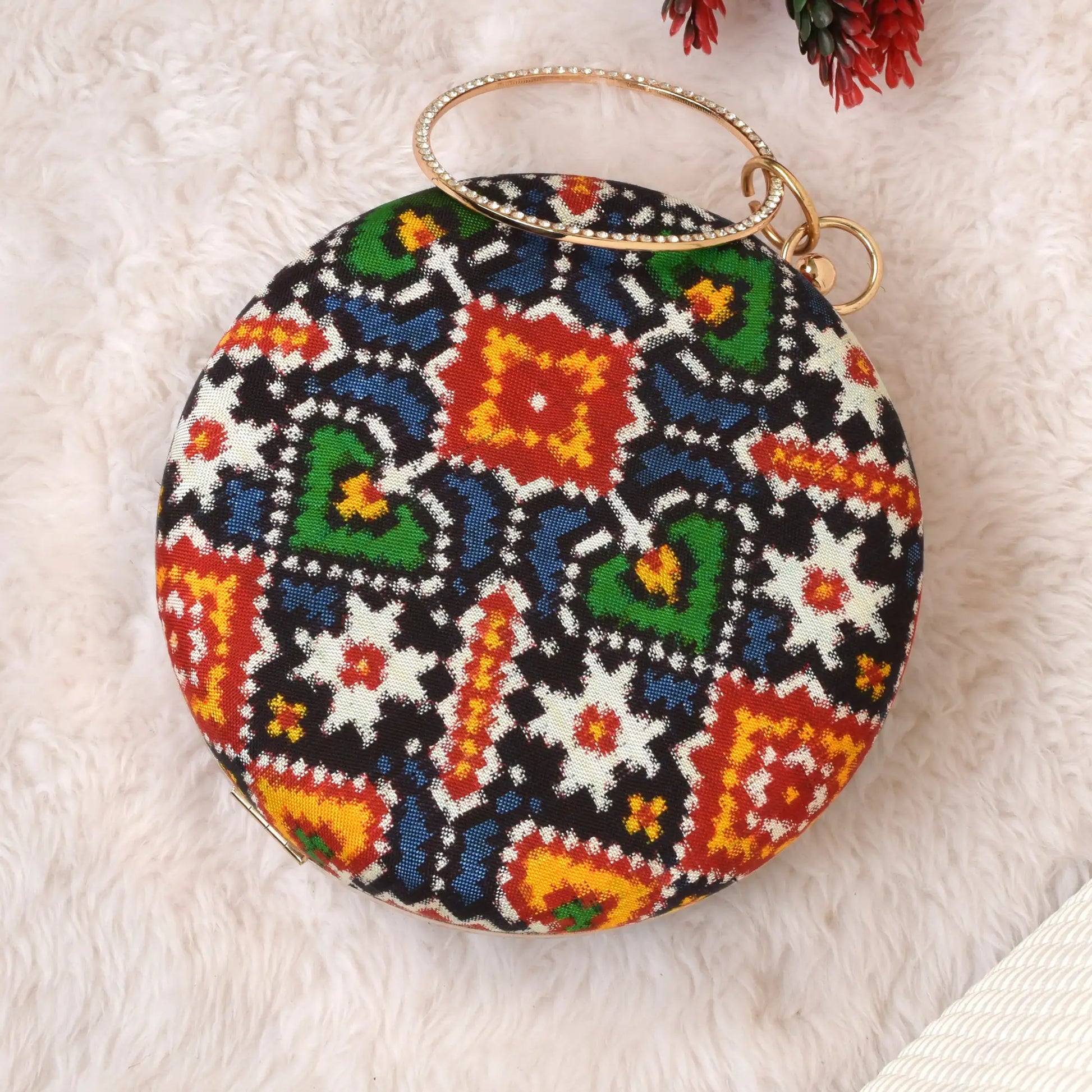 Double Ikat Patola Clutch