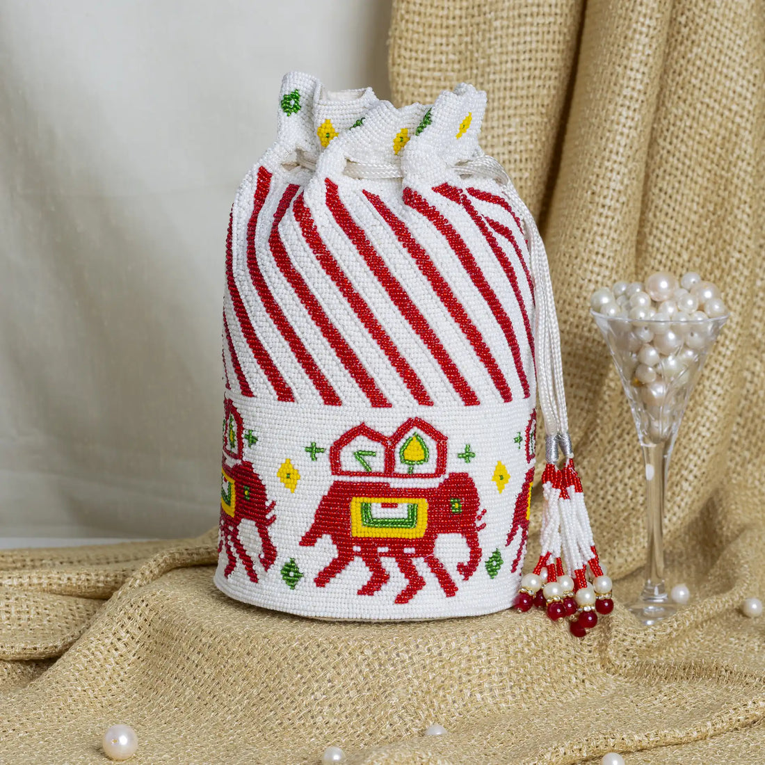 Patola Beaded Batva